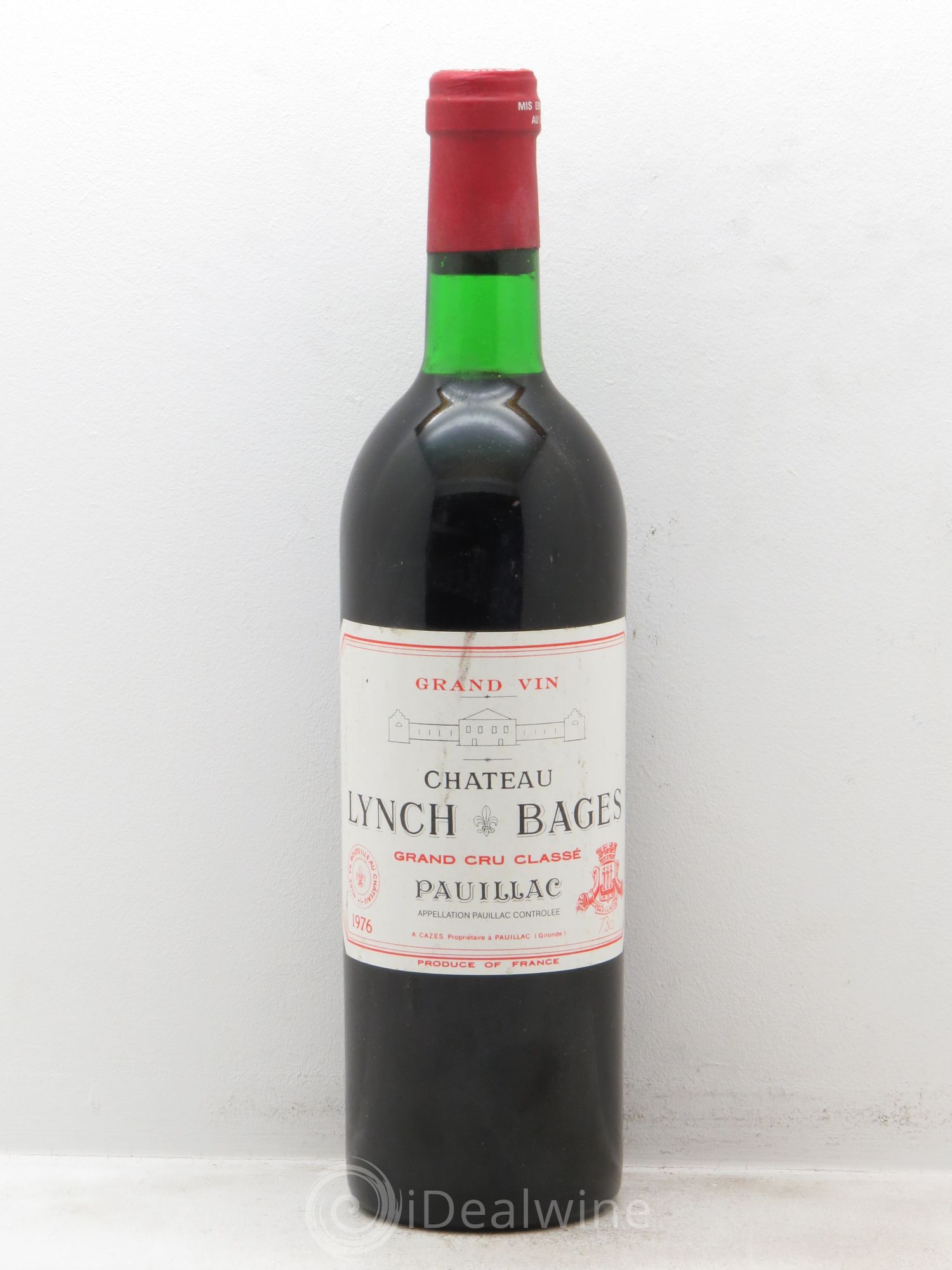 Château Lynch Bages 5ème Grand Cru Classé 1976 - Lot de 1 bouteille - 0
