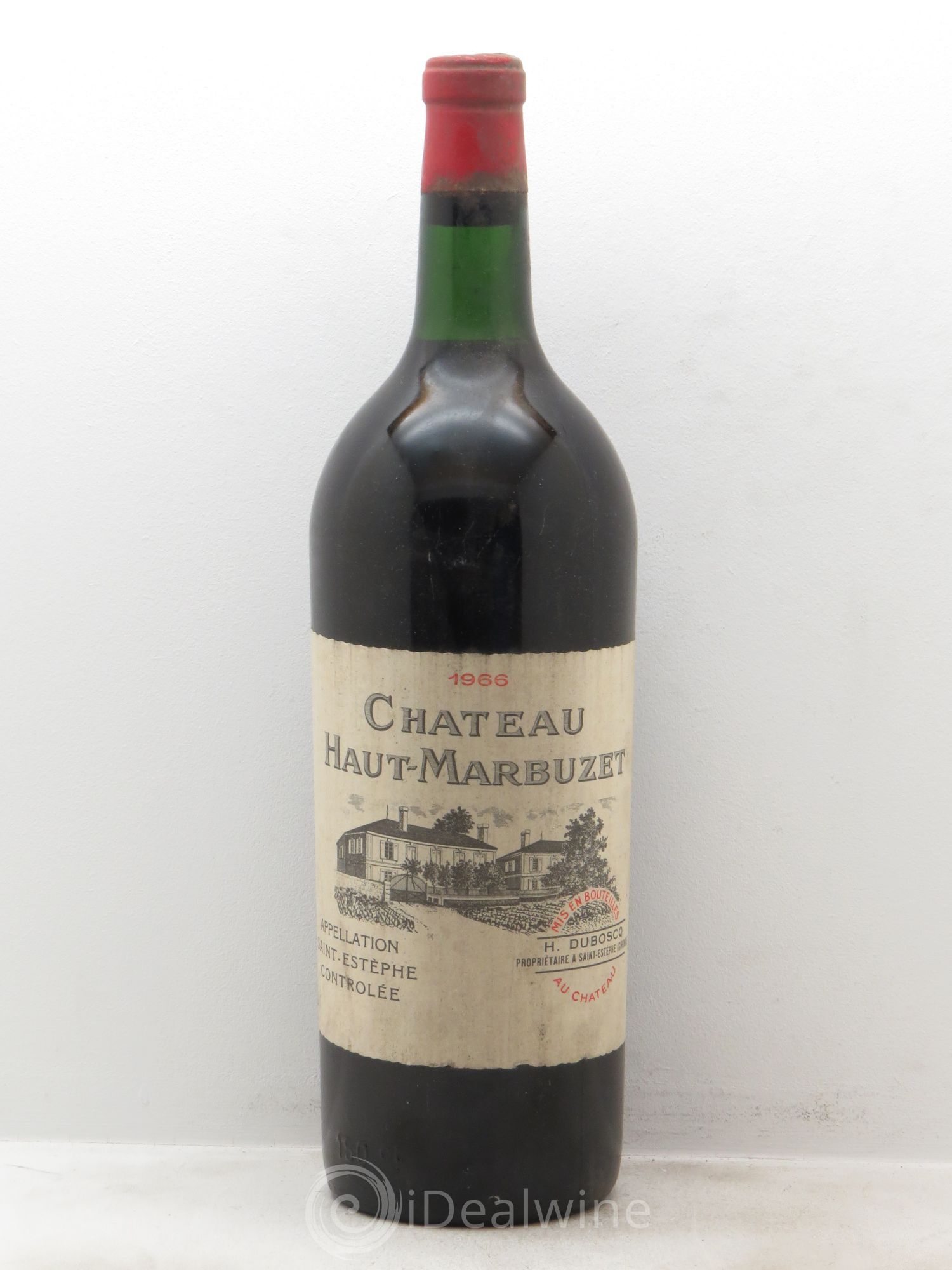 Château Haut Marbuzet 1966 - Lot de 1 magnum - 0