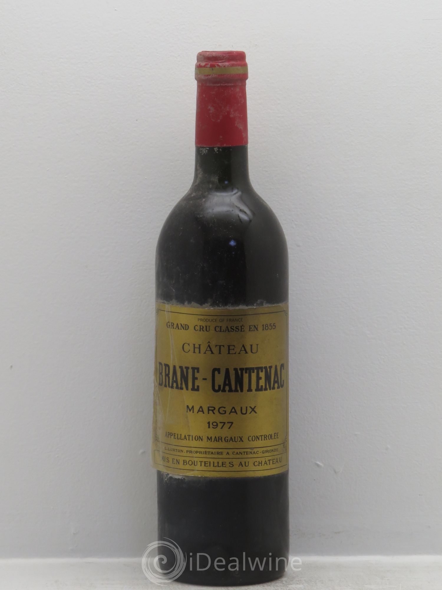 Château Brane Cantenac 2ème Grand Cru Classé 1977 - Lot de 1 bouteille - 0