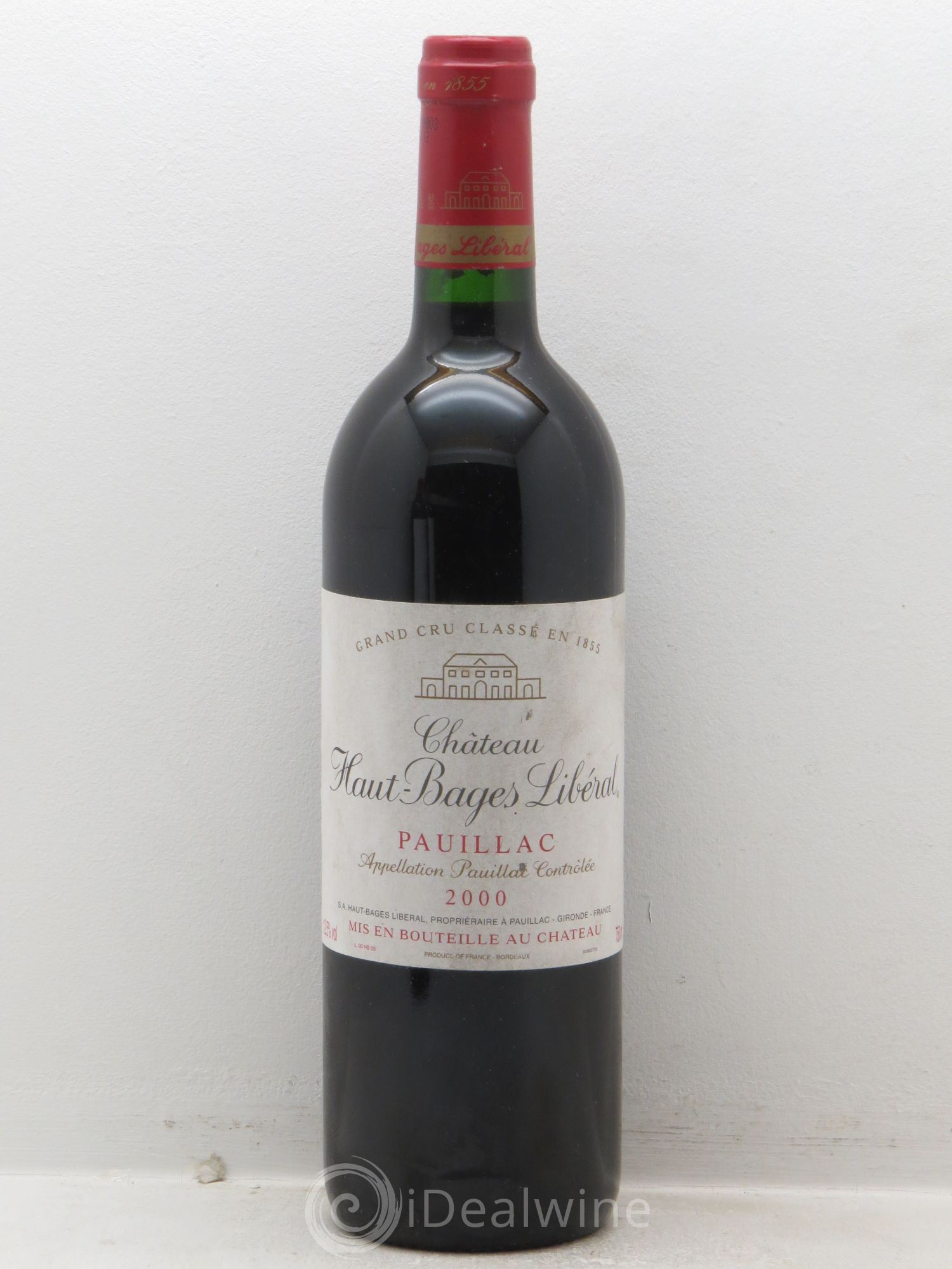 Château Haut Bages Libéral 5ème Grand Cru Classé 2000 - Lot de 12 bouteilles - 0