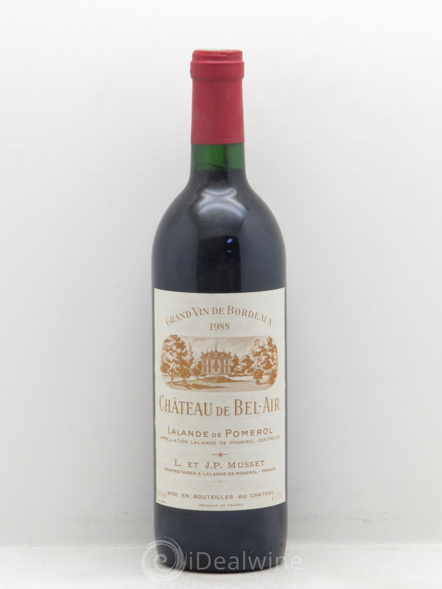 Château de Bel-Air Lalande de Pomerol (sans prix de réserve) 1988 - Posten von 1 Flasche - 0