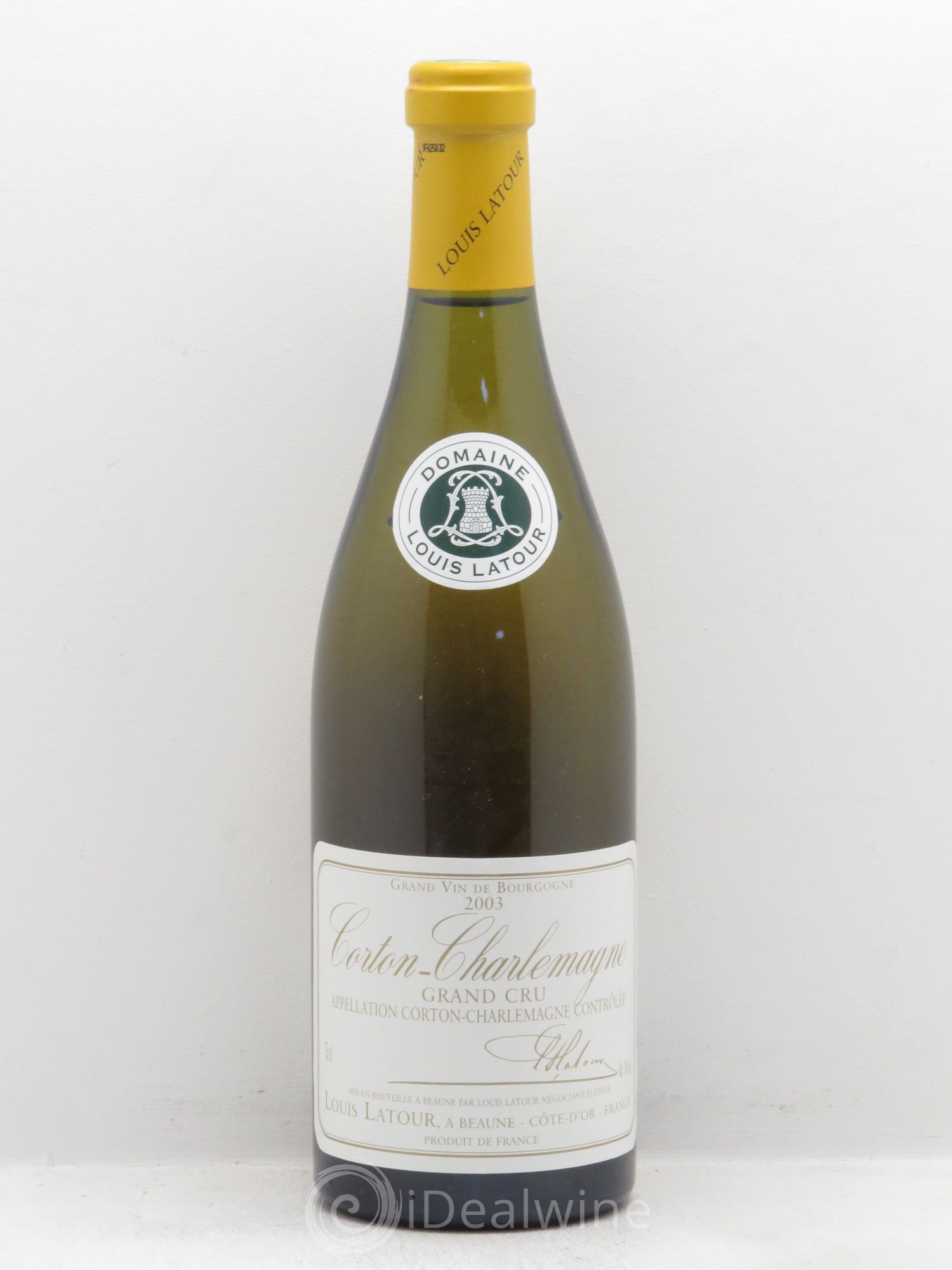 Corton-Charlemagne Grand Cru Louis Latour 2003 - Lot de 1 bouteille - 0