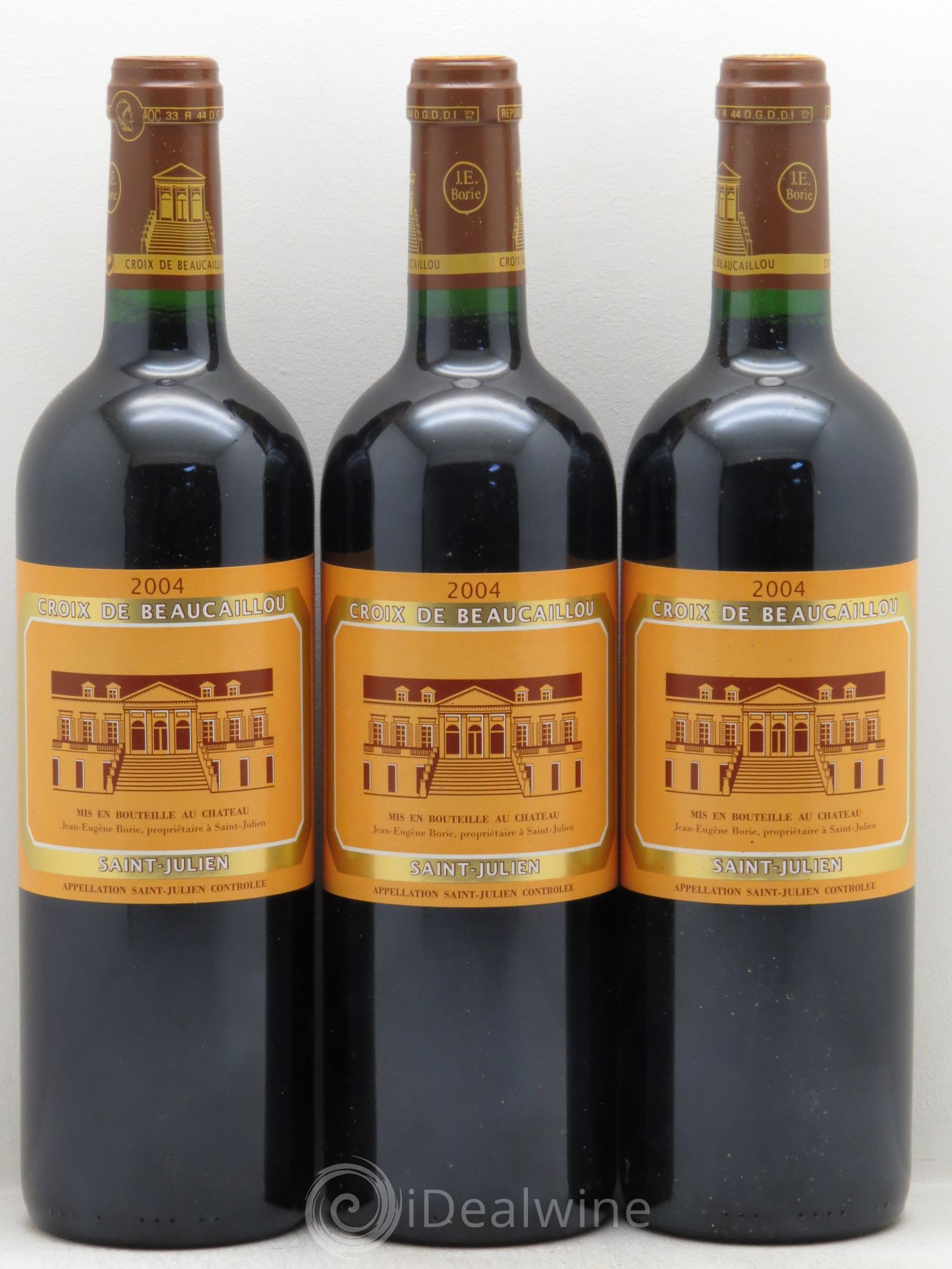 La Croix de Beaucaillou Second Vin 2004 - Lot de 3 bouteilles - 0