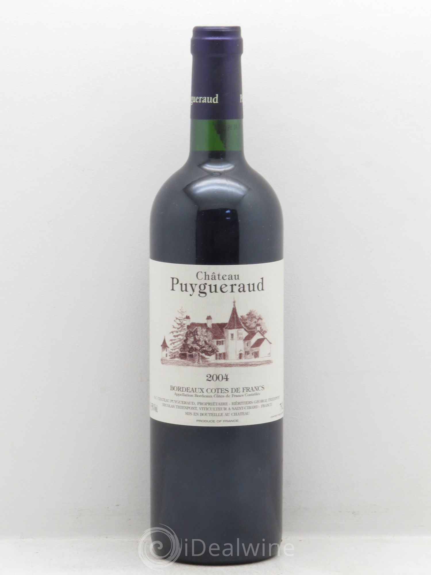 Château Puygueraud (sans prix de réserve) 2004 - Lot de 6 bouteilles - 0