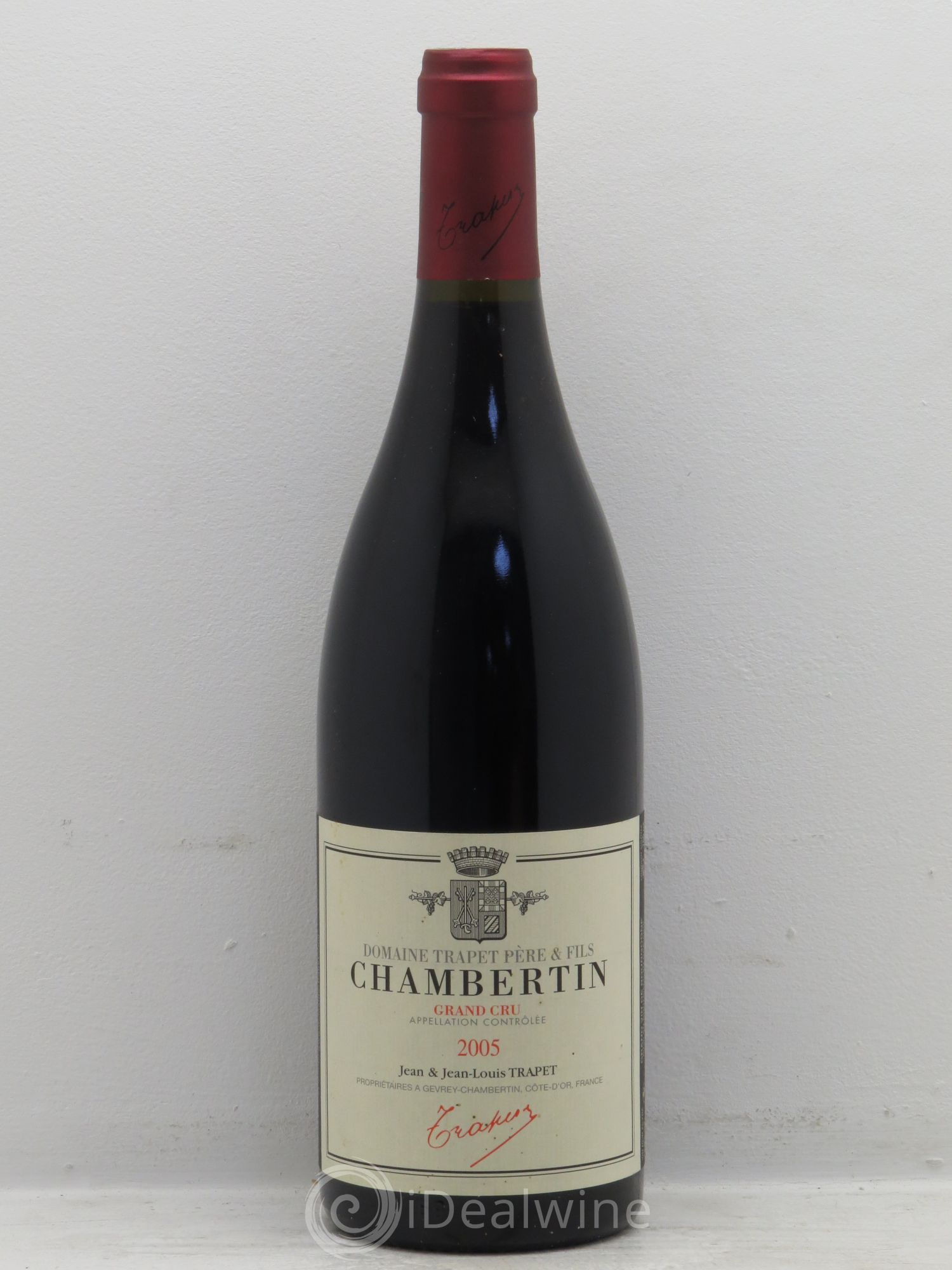 Chambertin Grand Cru Domaine Trapet 2005 - Lot de 1 bouteille - 0