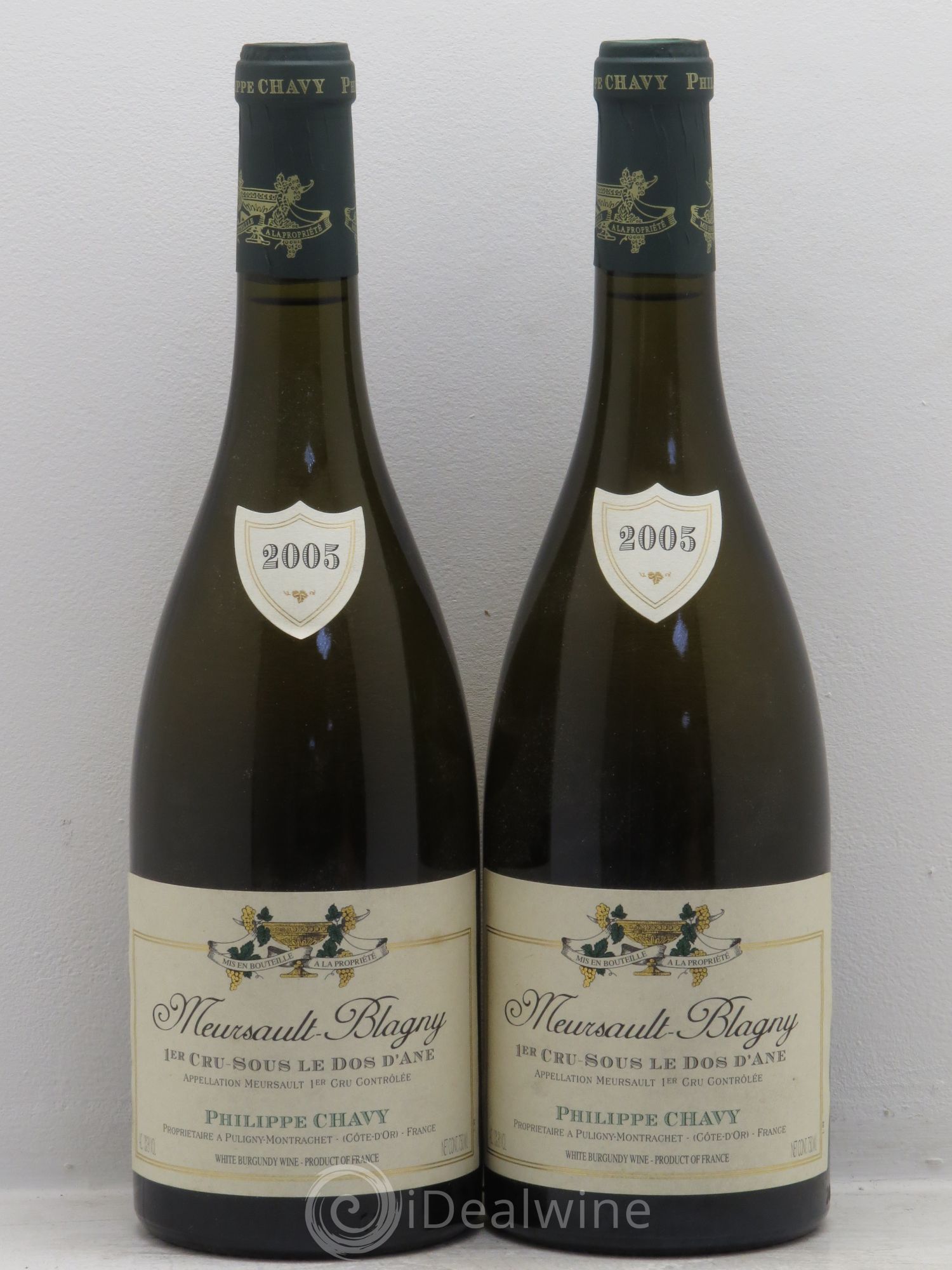 Meursault 1er Cru Blagny Philippe Chavy 2005 - Posten von 2 Flaschen - 0
