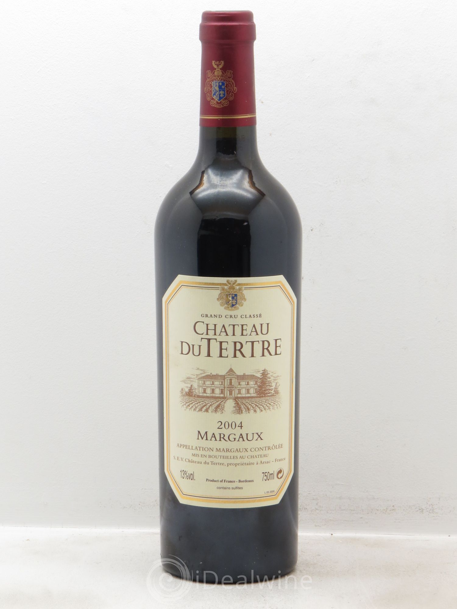 Château du Tertre 5ème Grand Cru Classé 2004 - Lot de 6 bouteilles - 0