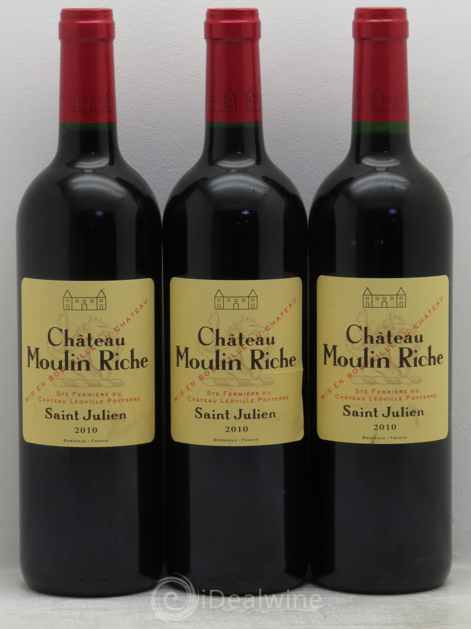 Château Moulin Riche 2010 - Posten von 3 Flaschen - 0