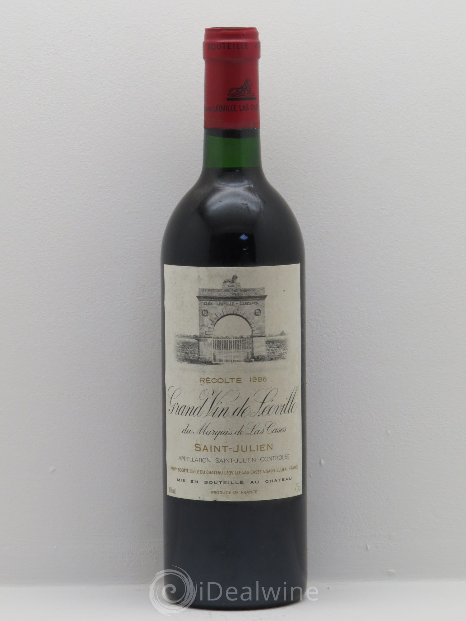 Château Léoville Las Cases 2ème Grand Cru Classé 1986 - Lot de 1 bouteille - 0