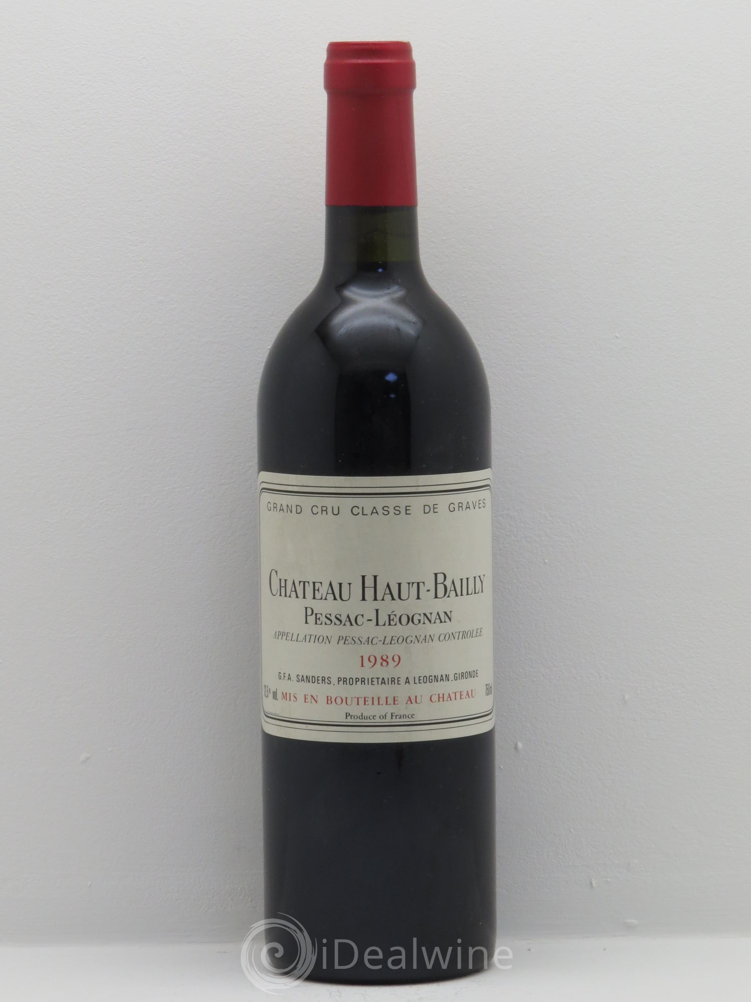 Château Haut-Bailly Cru Classé de Graves 1989 - Lot de 1 bouteille - 0