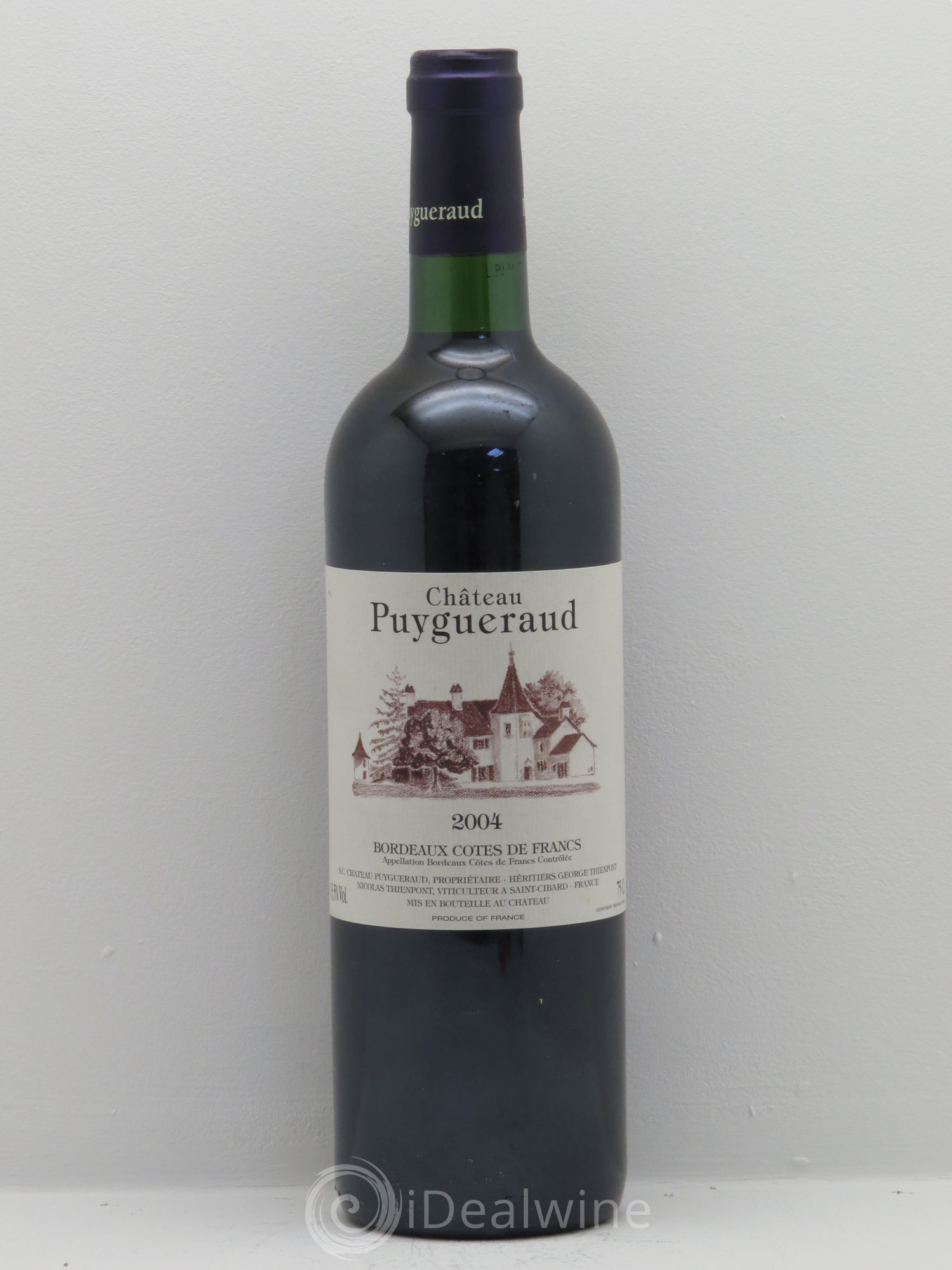 Château Puygueraud (sans prix de réserve) 2004 - Lot de 12 bouteilles - 0