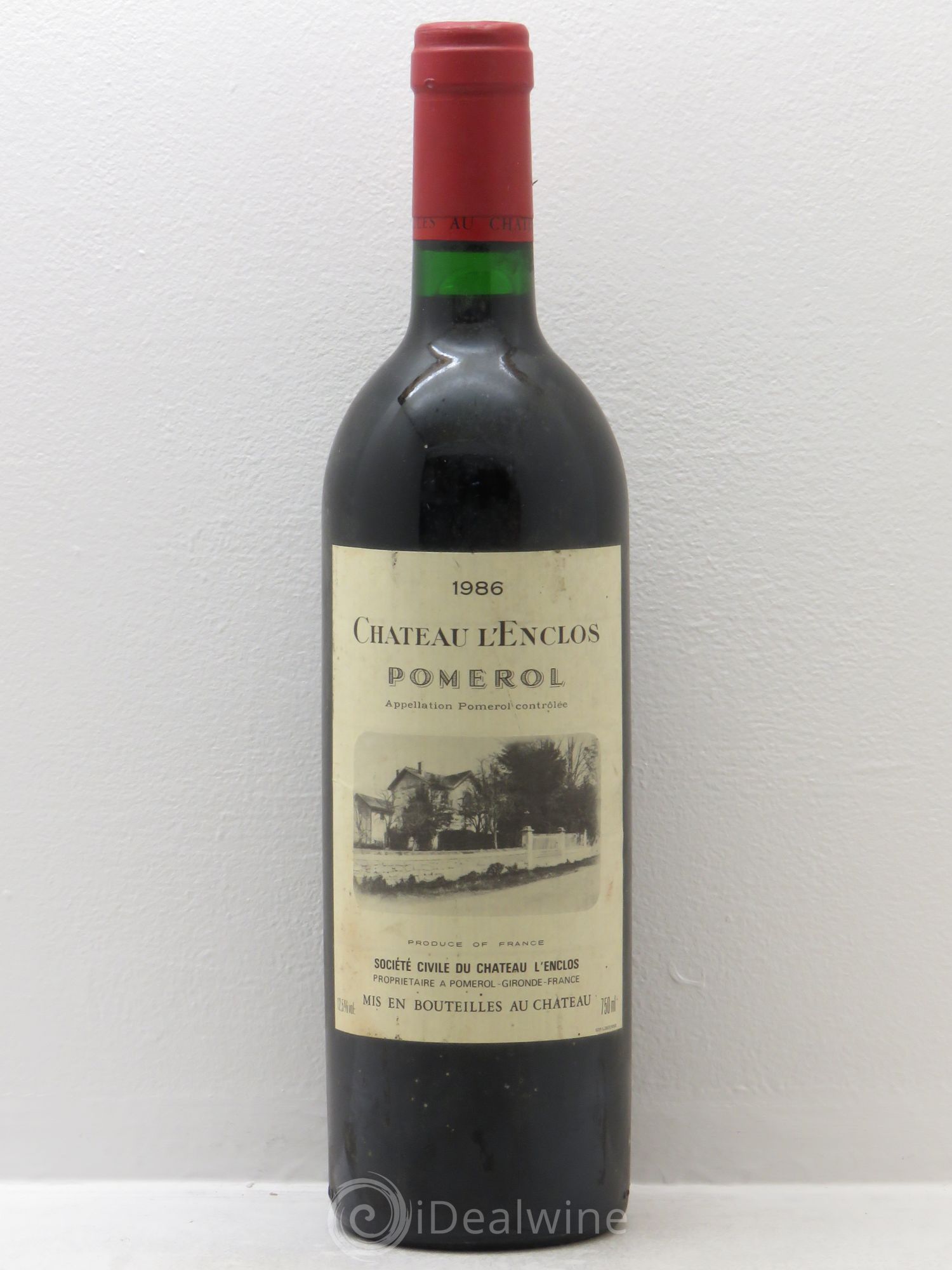 Château l' Enclos 1986 - Lot de 1 bouteille - 0
