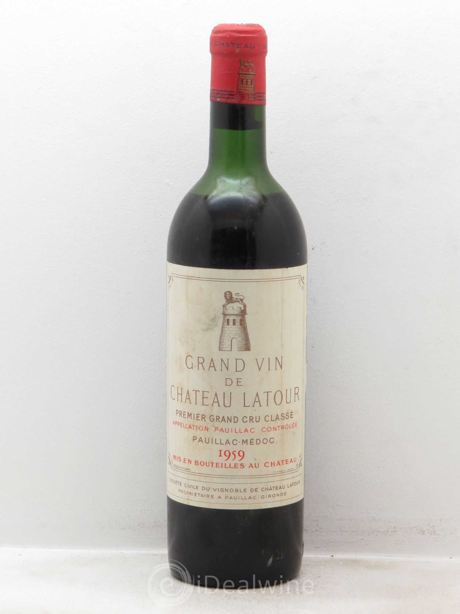 Château Latour 1er Grand Cru Classé 1959 - Lot de 1 bouteille - 0