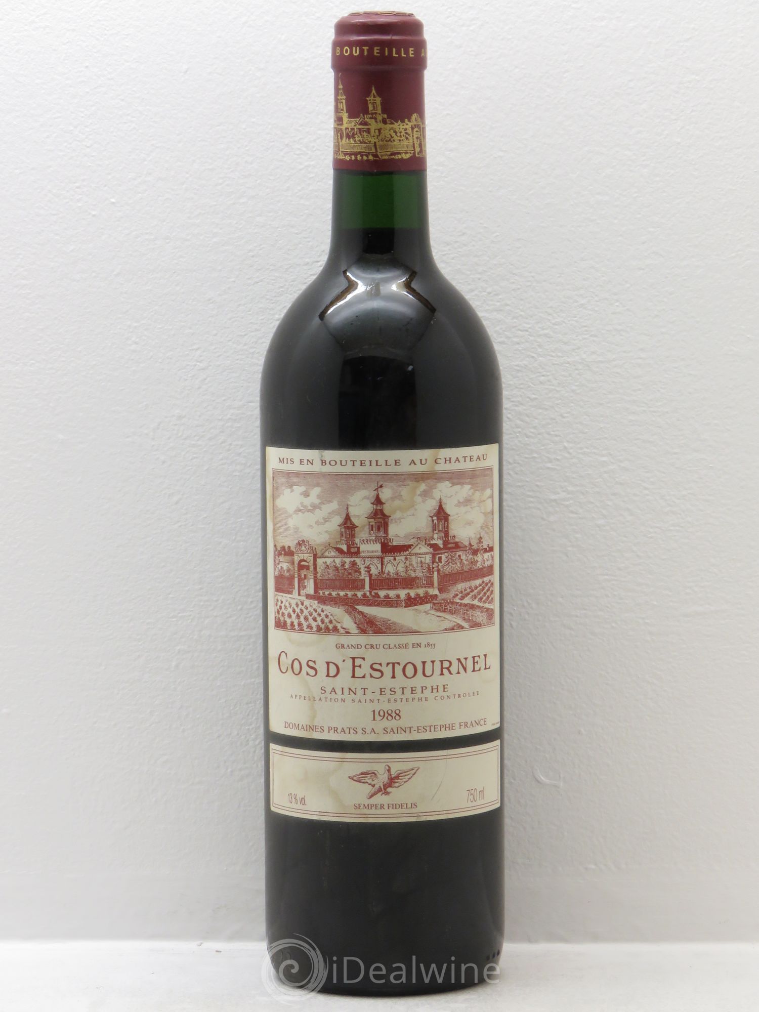 Cos d'Estournel 2ème Grand Cru Classé 1988 - Lot de 1 bouteille - 0