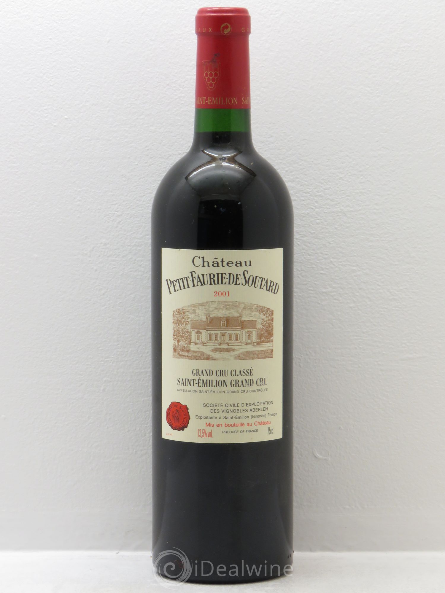 Château Petit Faurie de Soutard Grand Cru Classé 2001 - Lot de 1 bouteille - 0