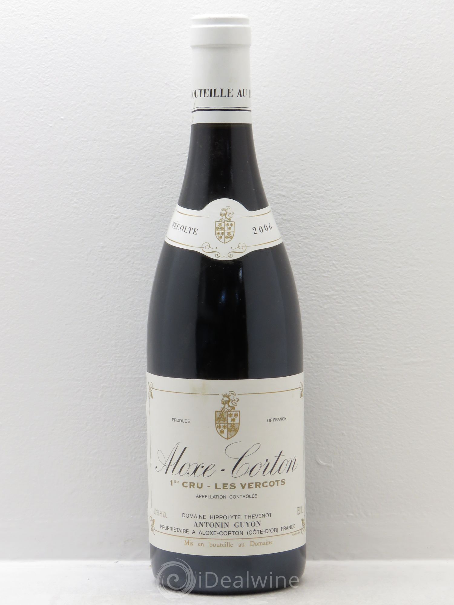 Aloxe-Corton 1er Cru Domaine Hippolyte Thévenot et Antonin Guyon 2006 - Posten von 1 Flasche - 0