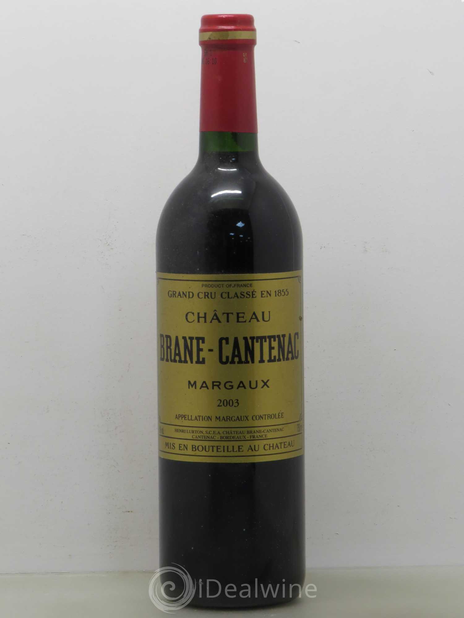 Château Brane Cantenac 2ème Grand Cru Classé 2003 - Lot de 1 bouteille - 0