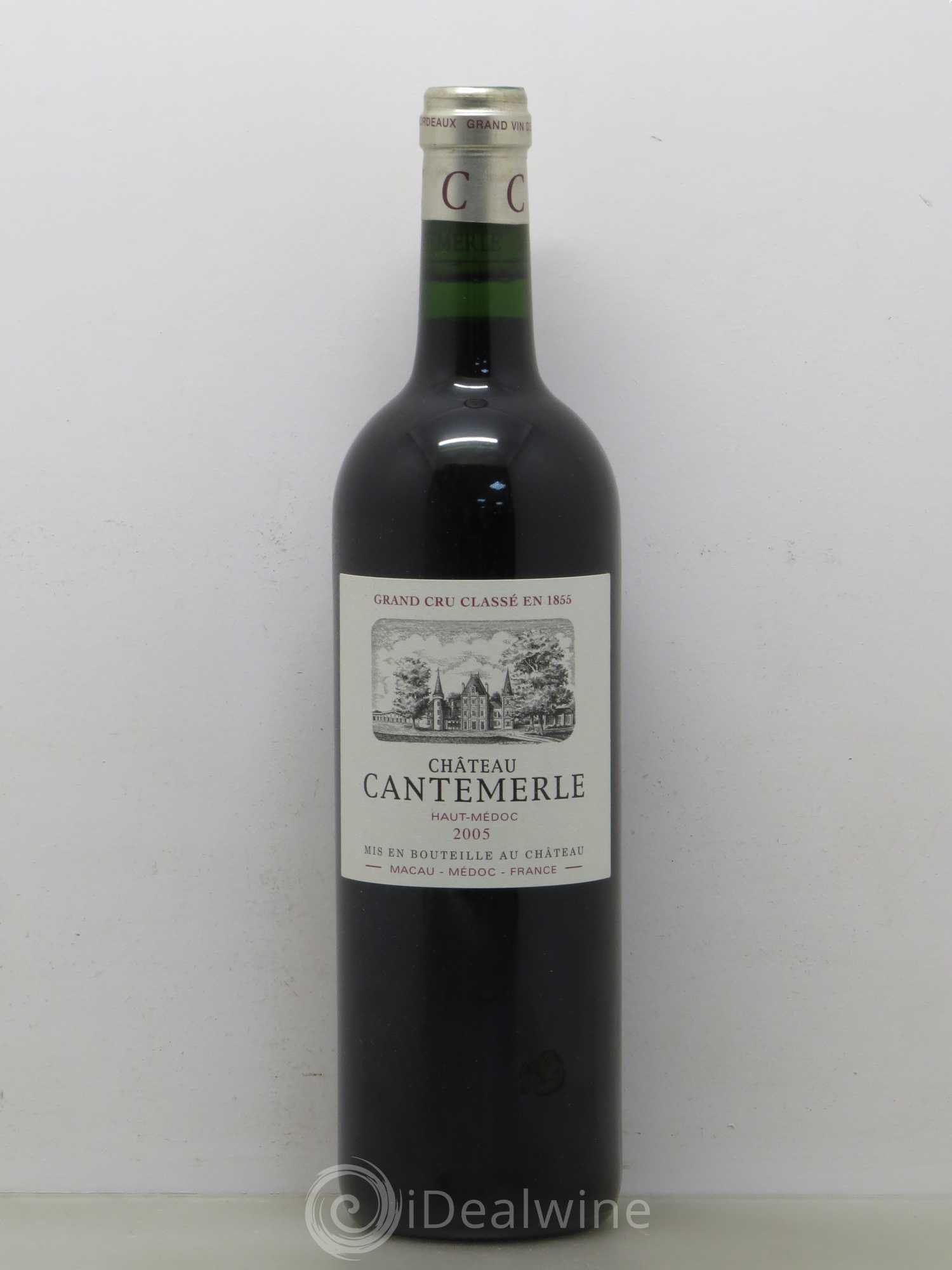 Château Cantemerle 5ème Grand Cru Classé 2005 - Lot de 1 bouteille - 0