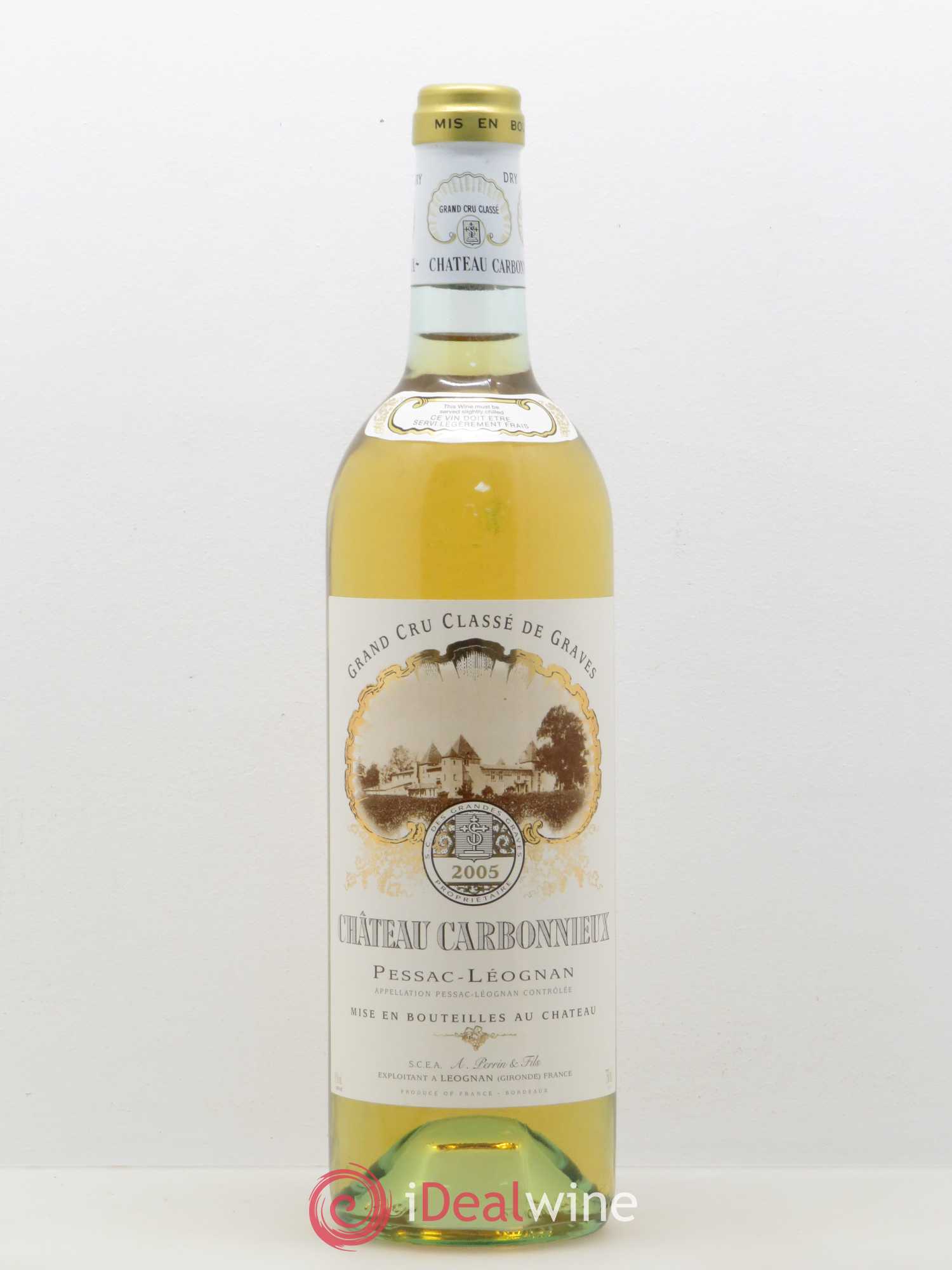 Château Carbonnieux Cru Classé de Graves 2005 - Lot de 1 bouteille - 0