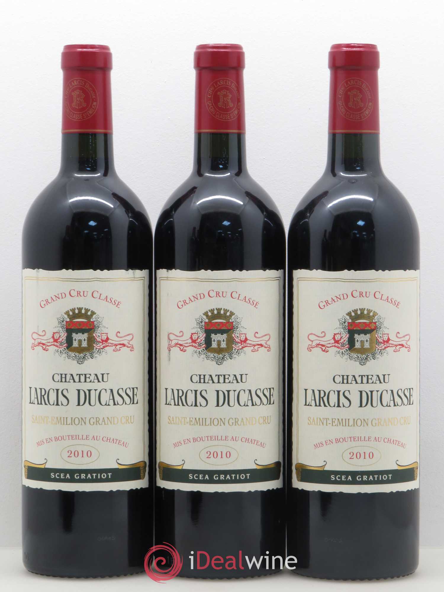 Château Larcis Ducasse 1er Grand Cru Classé B 2010 - Lot de 5 bouteilles - 1
