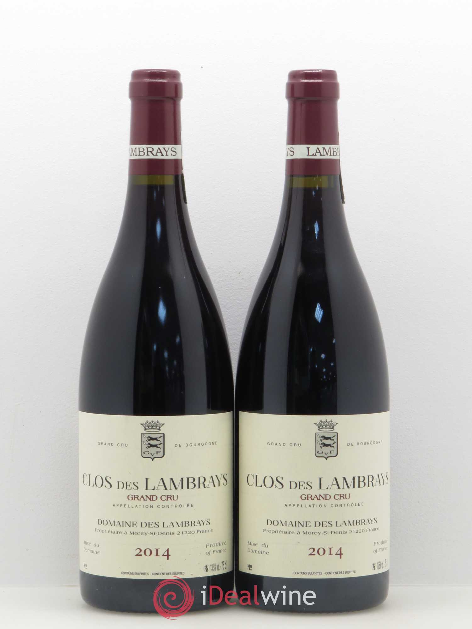 Clos des Lambrays Grand Cru Domaine des Lambrays 2014 - Lot de 2 bouteilles - 0