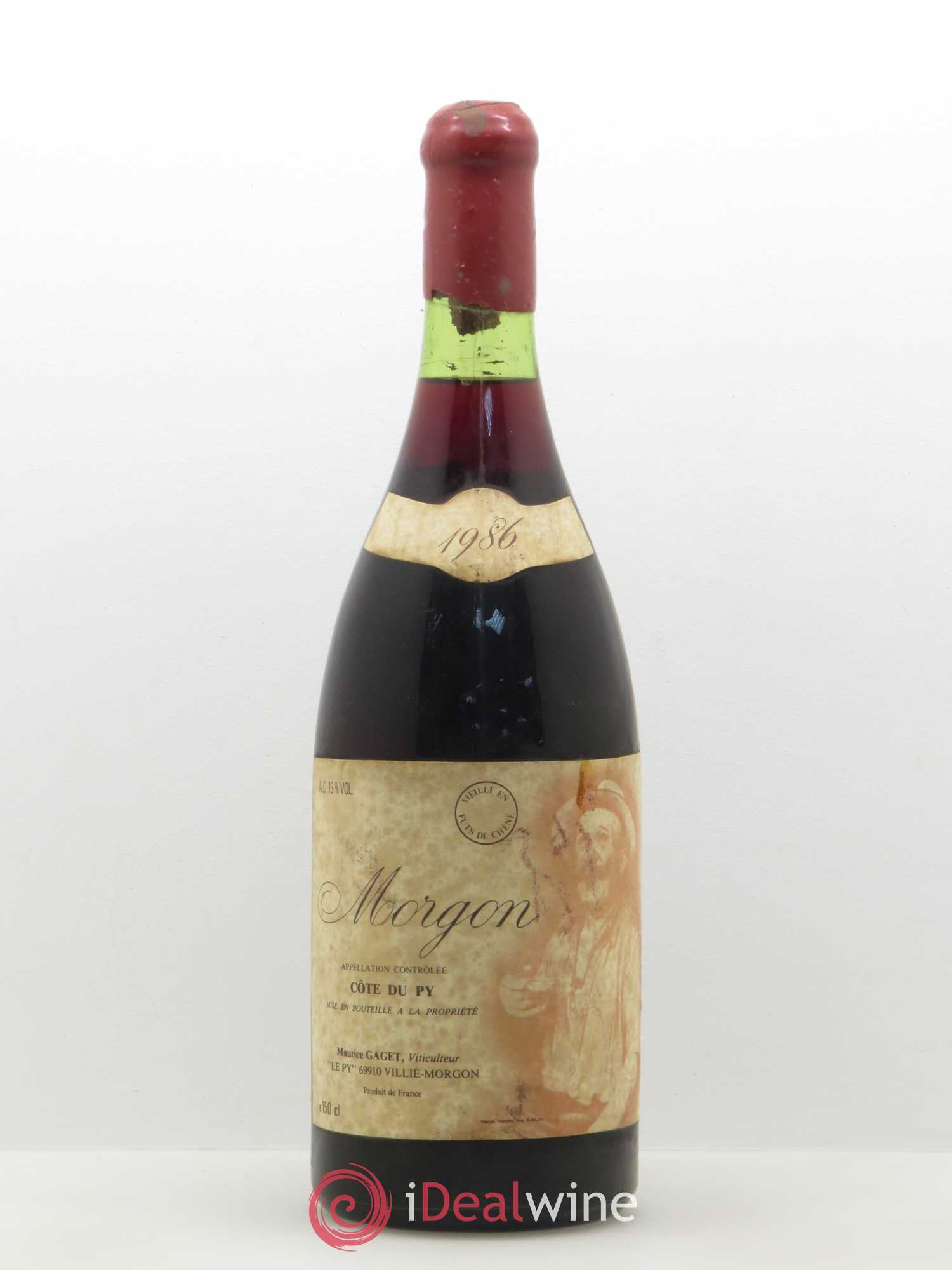 Morgon Côte de Py Domaine Maurice Gaget 1986 - Posten von 1 Magnum - 0