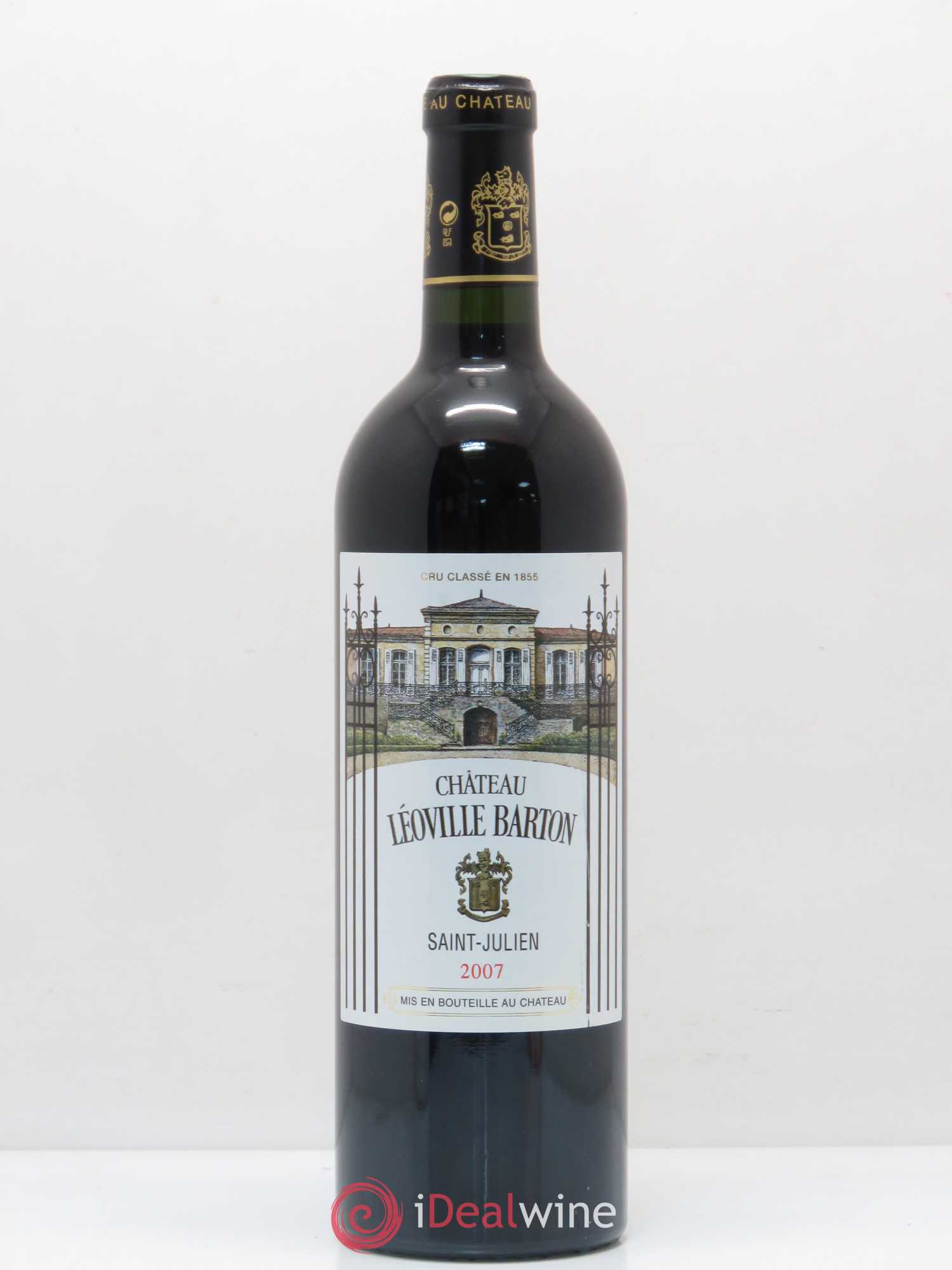 Château Léoville Barton 2ème Grand Cru Classé 2007 - Lot de 1 bouteille - 0