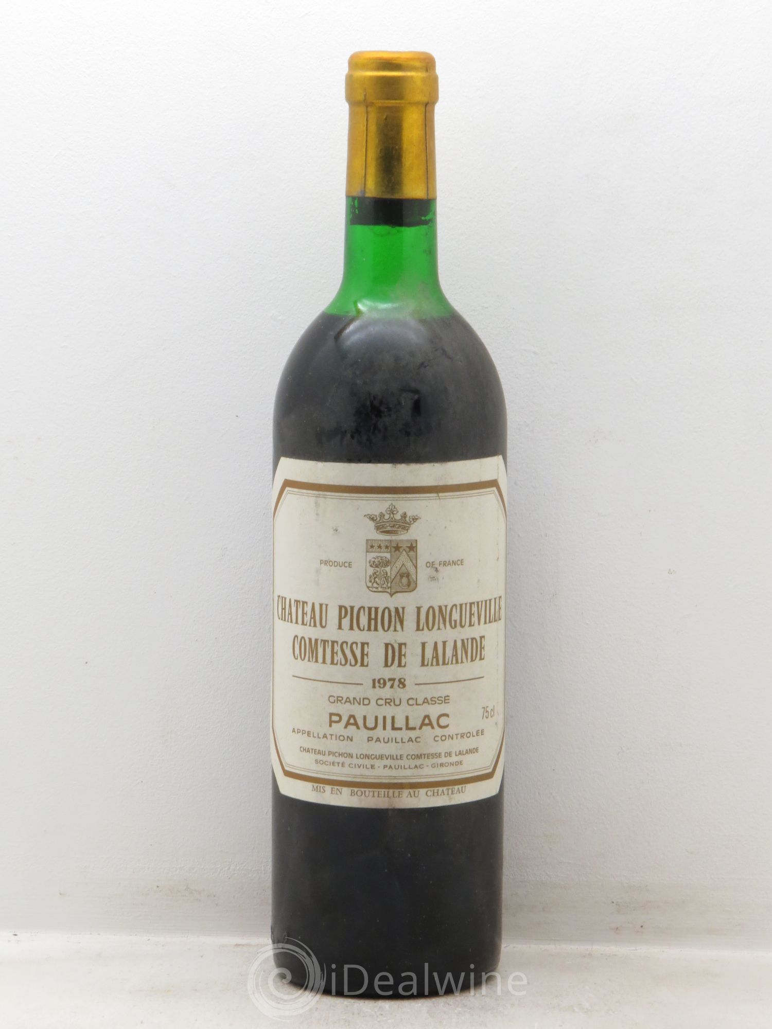 Château Pichon Longueville Comtesse de Lalande 2ème Grand Cru Classé 1978 - Lot de 1 bouteille - 0