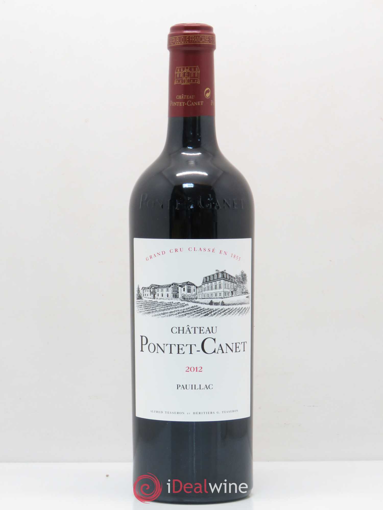 Château Pontet Canet 5ème Grand Cru Classé 2012 - Lot de 1 bouteille - 0
