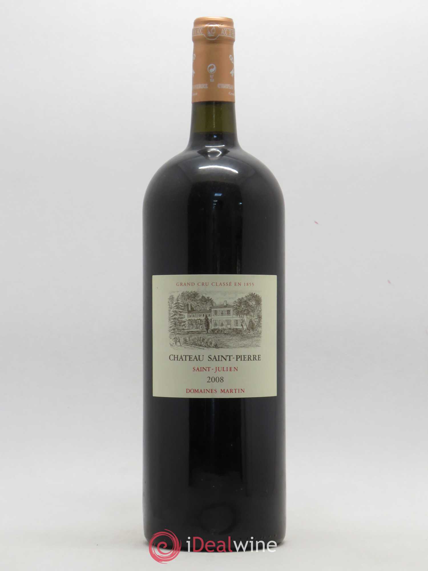 Château Saint-Pierre 4ème Grand Cru Classé 2008 - Lot de 1 magnum - 0
