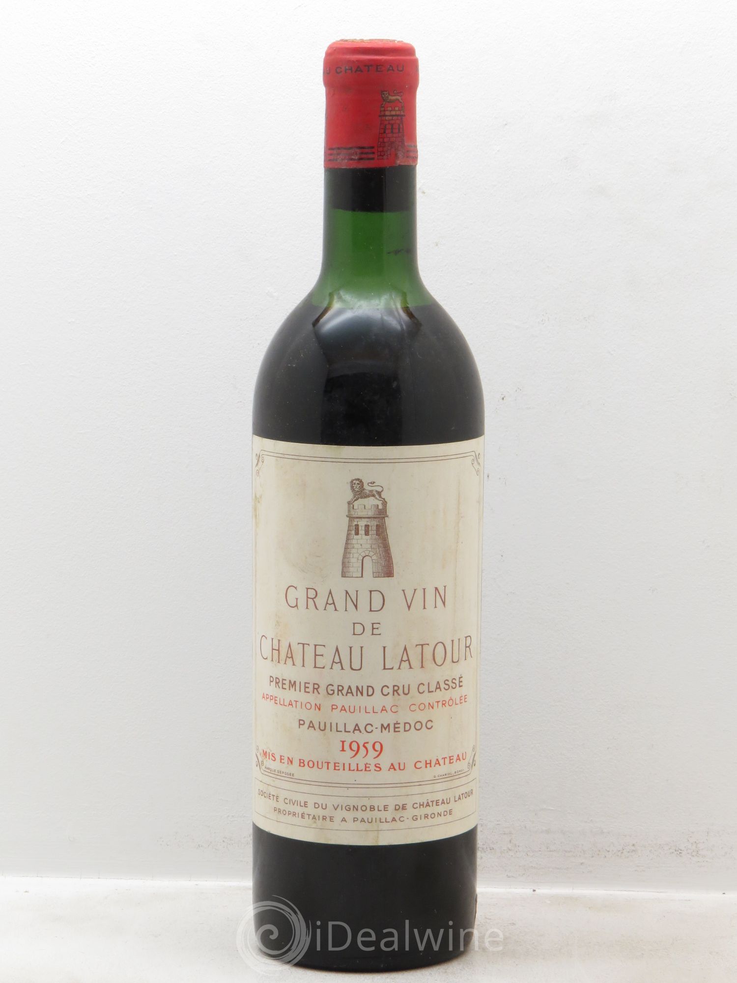 Château Latour 1er Grand Cru Classé 1959 - Lot de 1 bouteille - 0