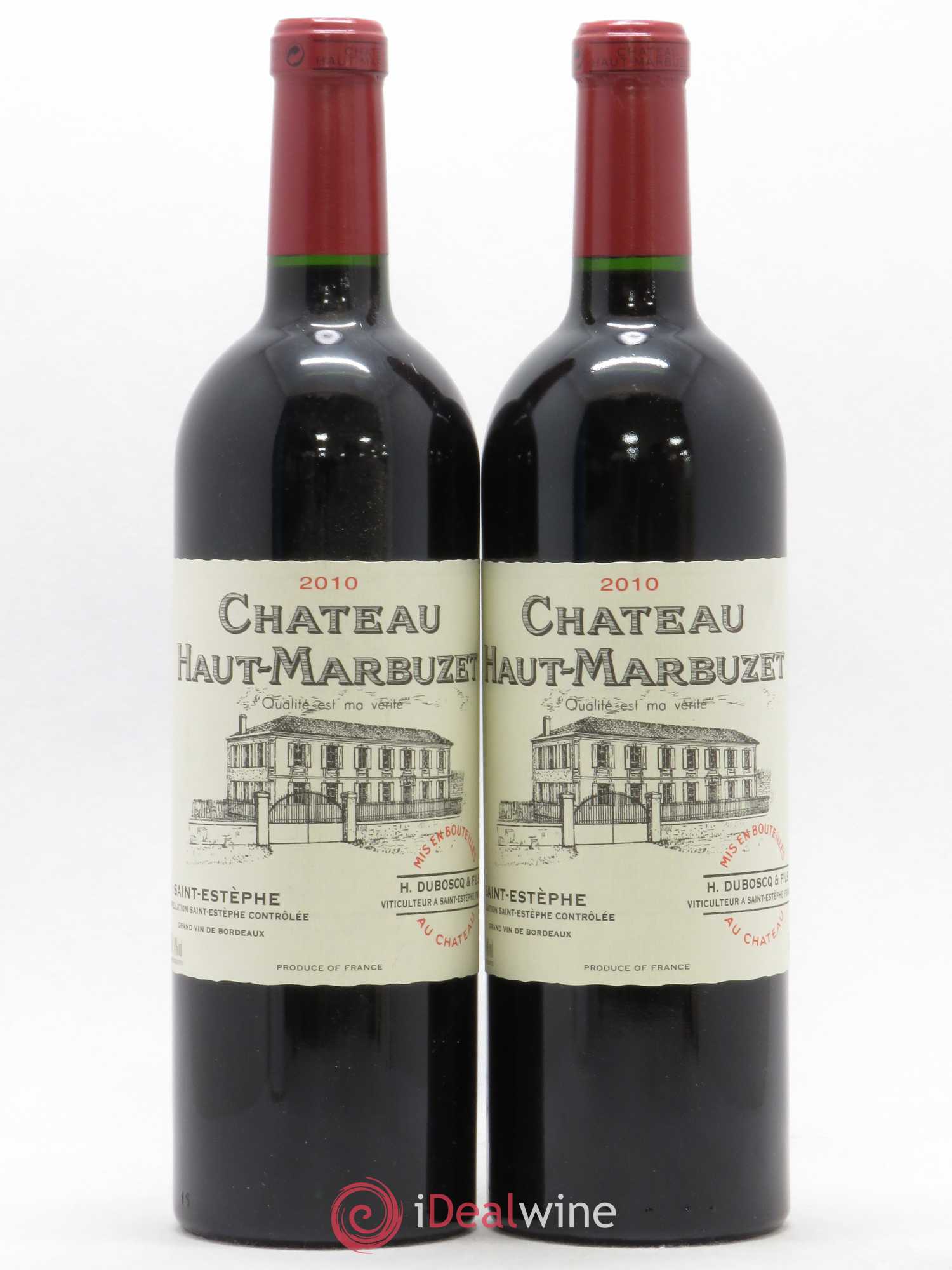Château Haut Marbuzet 2010 - Lot de 2 bouteilles - 0