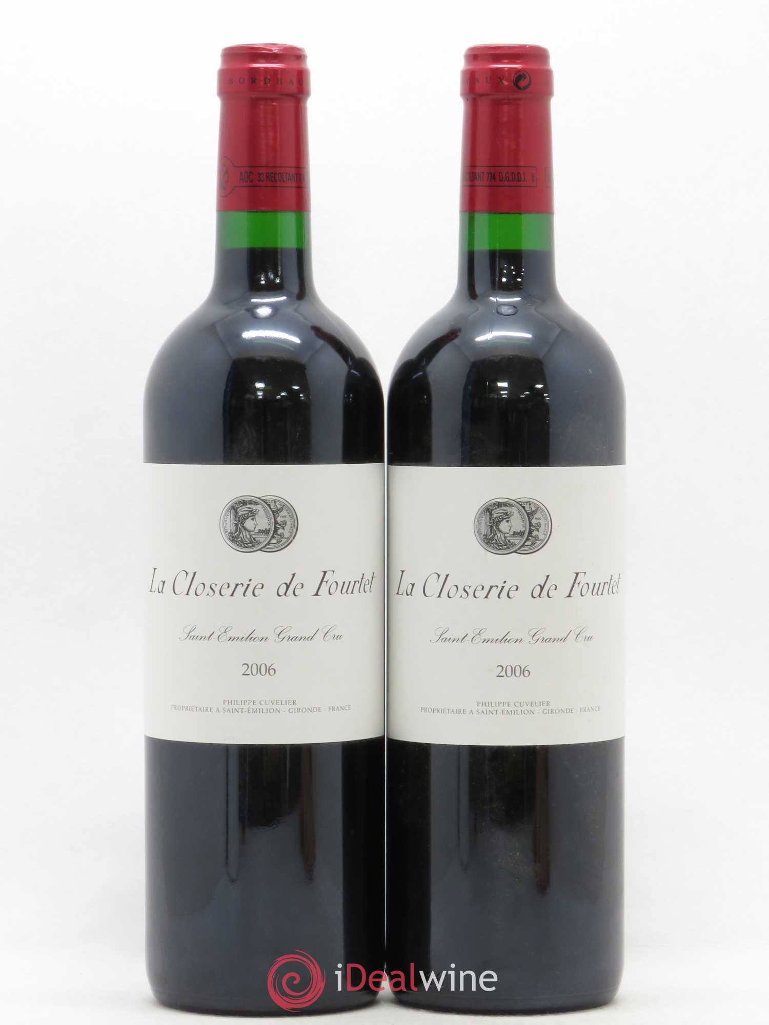 Saint-Émilion Grand Cru La Closerie de Fourtet 2006 - Posten von 2 Flaschen - 0
