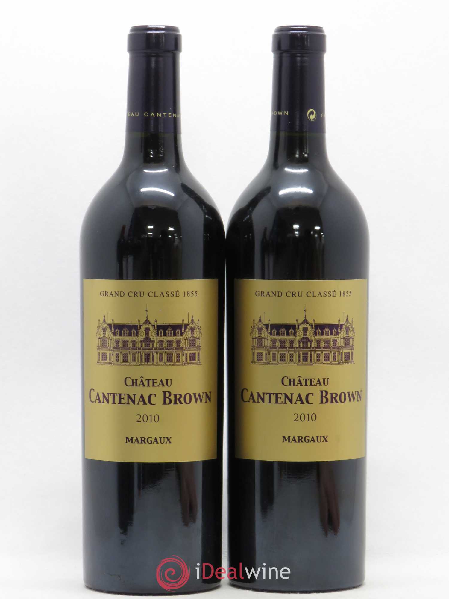 Château Cantenac Brown 3ème Grand Cru Classé 2010 - Lot de 2 bouteilles - 0