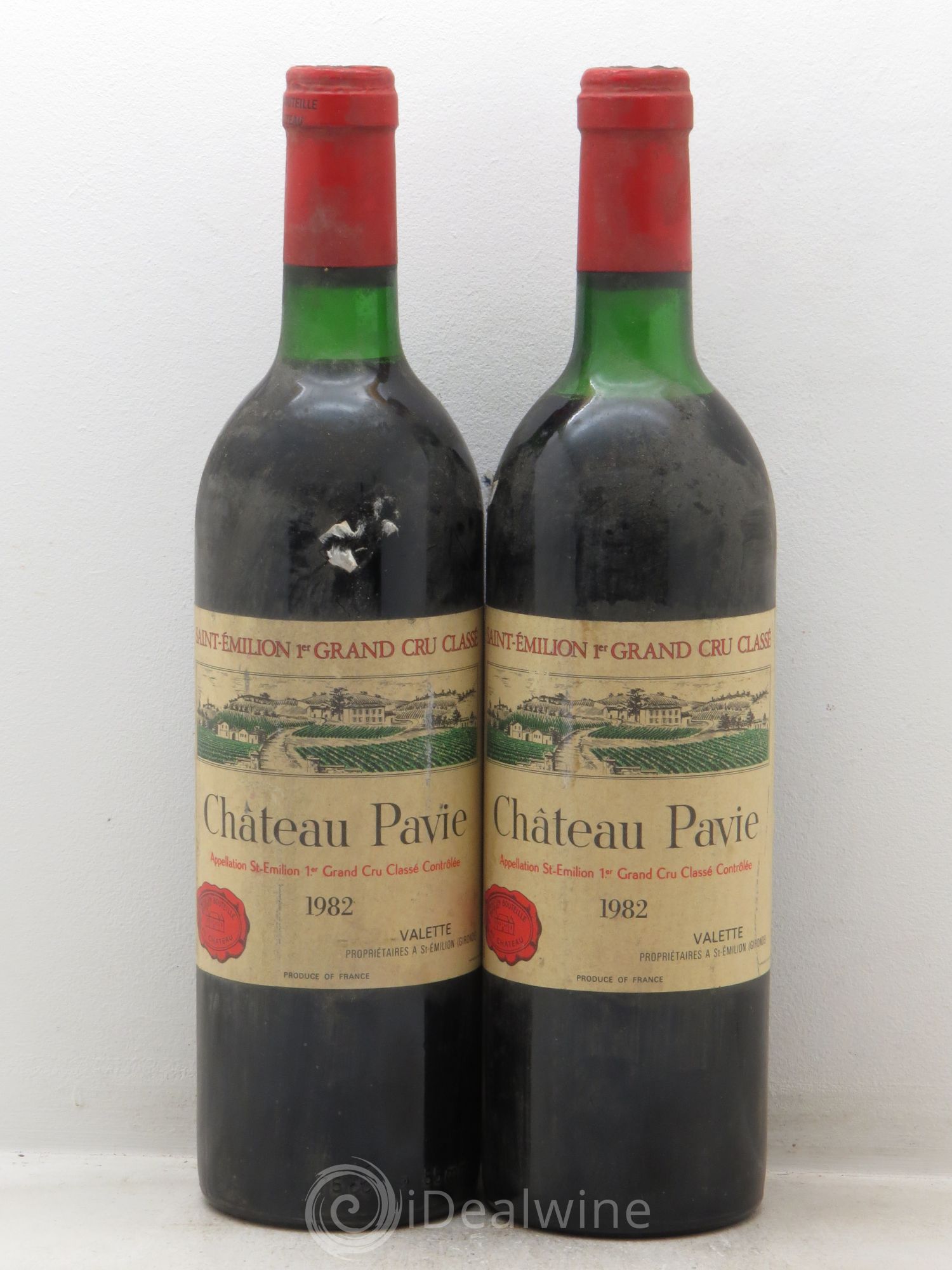 Château Pavie 1er Grand Cru Classé A 1982 - Lot de 2 bouteilles - 0
