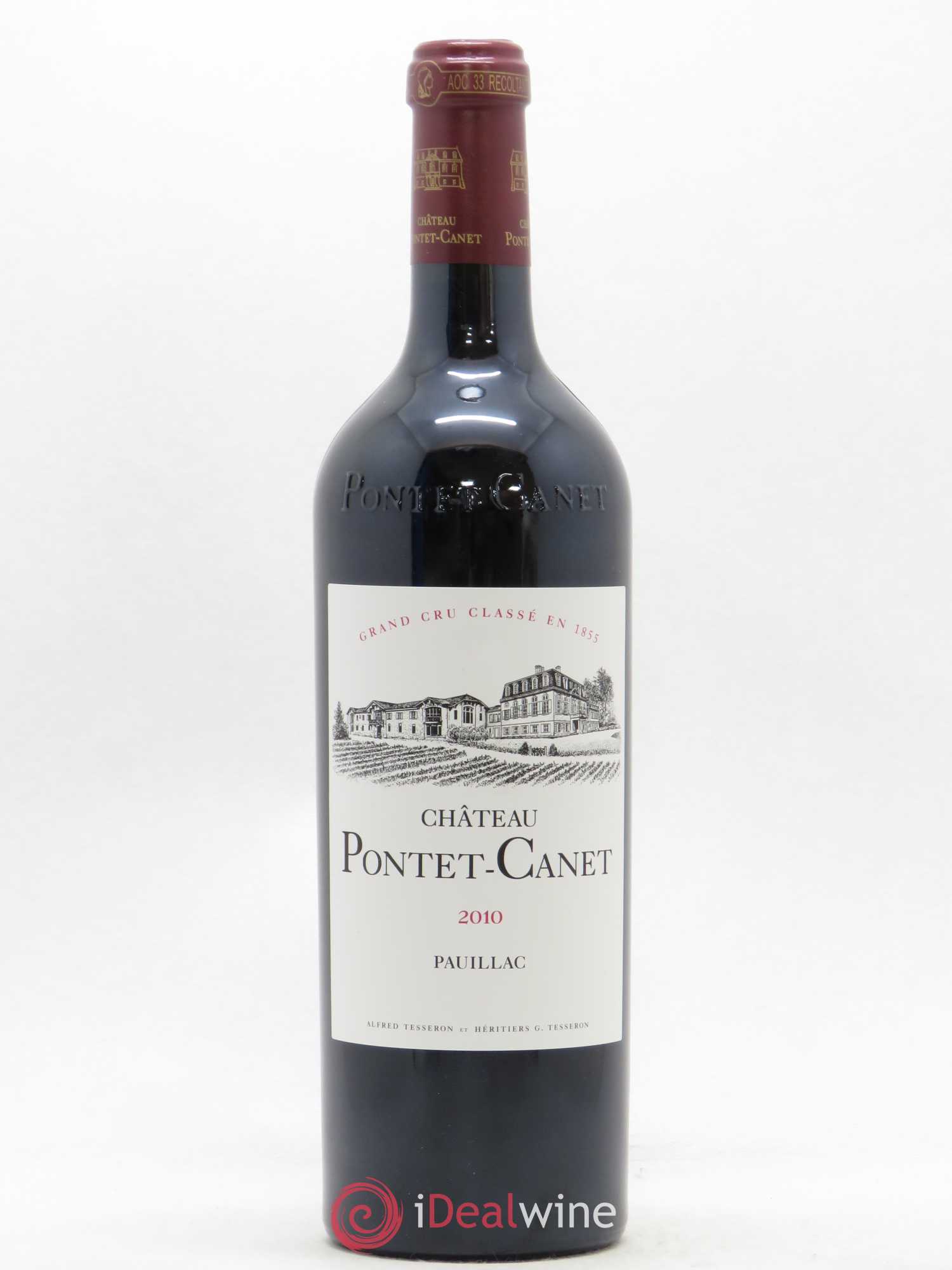 Château Pontet Canet 5ème Grand Cru Classé 2010 - Lot de 1 bouteille - 0