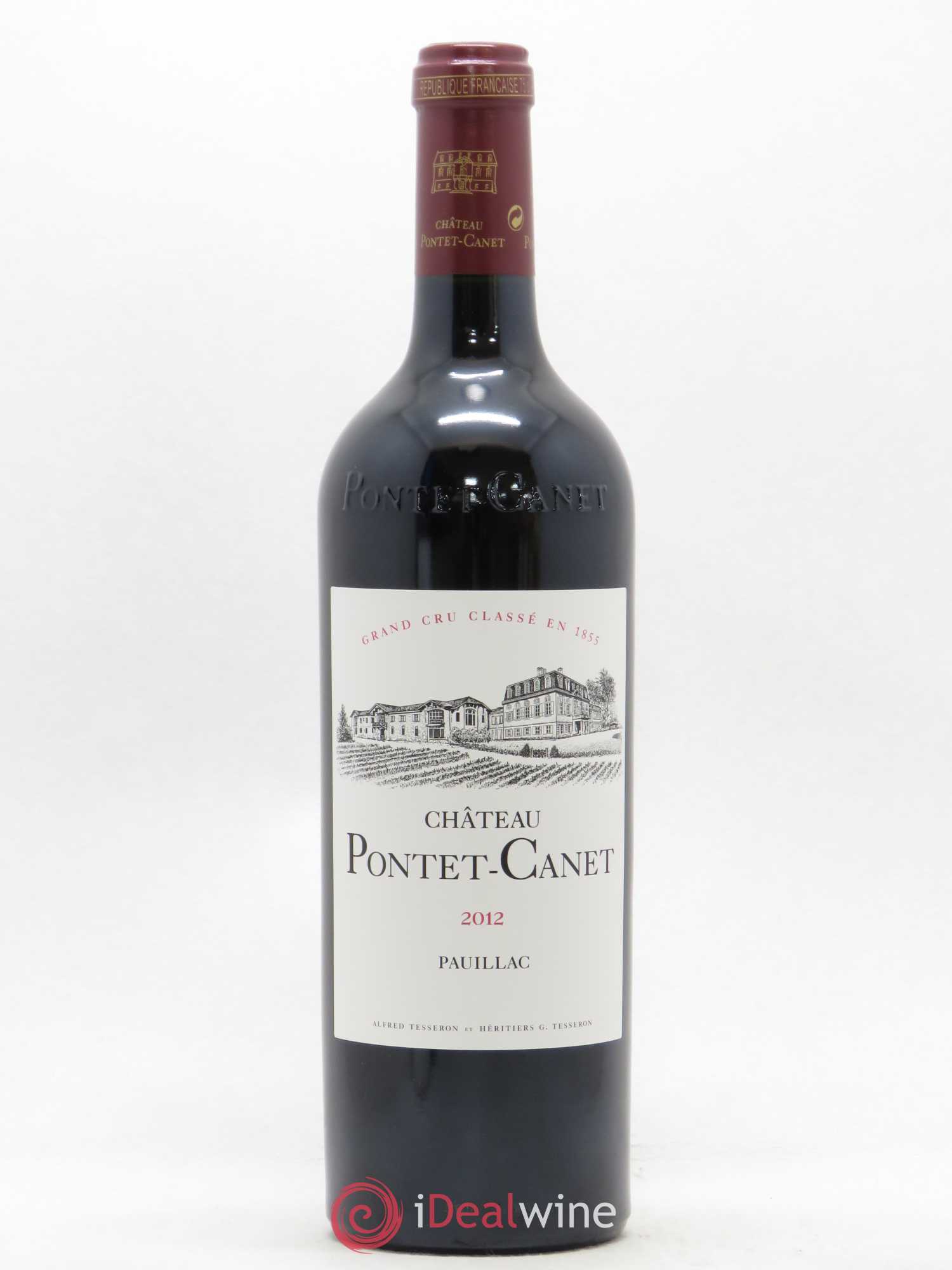 Château Pontet Canet 5ème Grand Cru Classé 2012 - Lot de 1 bouteille - 0