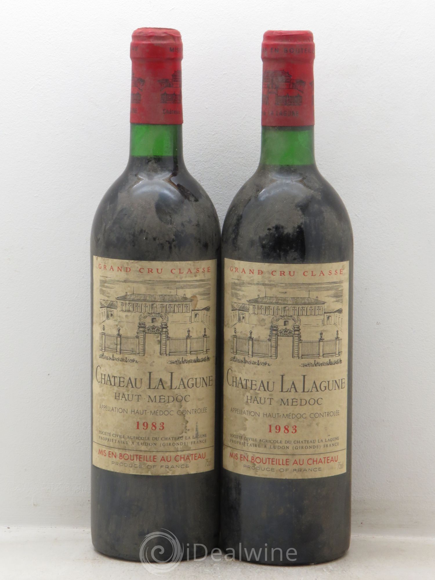 Château la Lagune 3ème Grand Cru Classé 1983 - Lot de 2 bouteilles - 0
