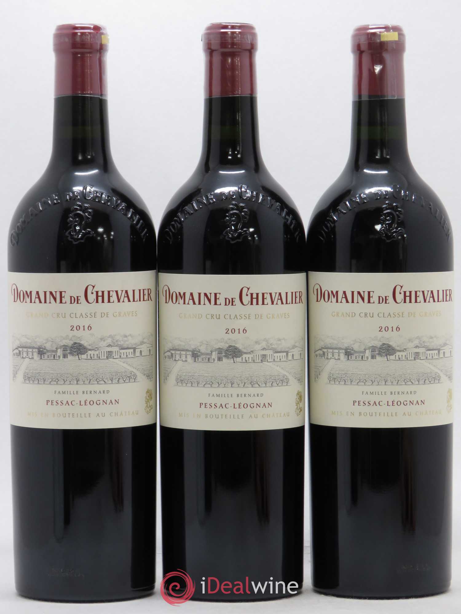 Domaine de Chevalier Cru Classé de Graves 2016 - Lot de 3 bouteilles - 0