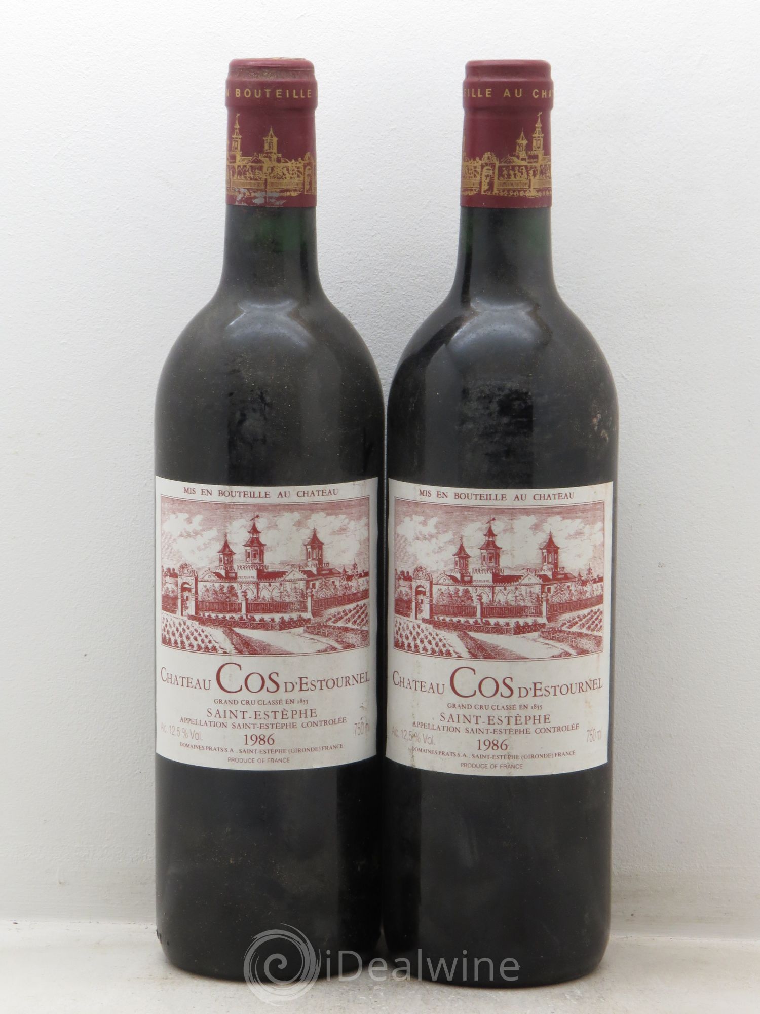 Cos d'Estournel 2ème Grand Cru Classé 1986 - Lot de 2 bouteilles - 0