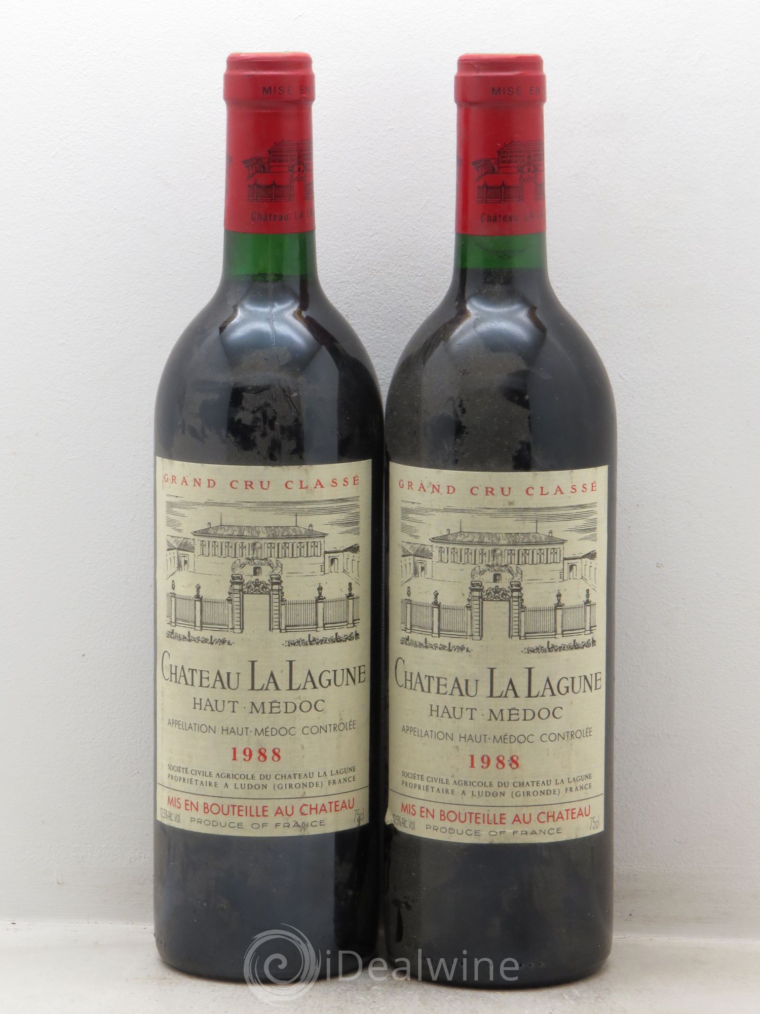 Château la Lagune 3ème Grand Cru Classé 1988 - Lot de 2 bouteilles - 0