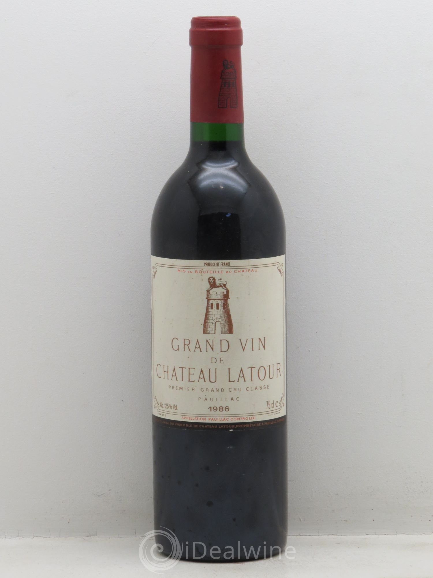 Château Latour 1er Grand Cru Classé 1986 - Lot de 1 bouteille - 0