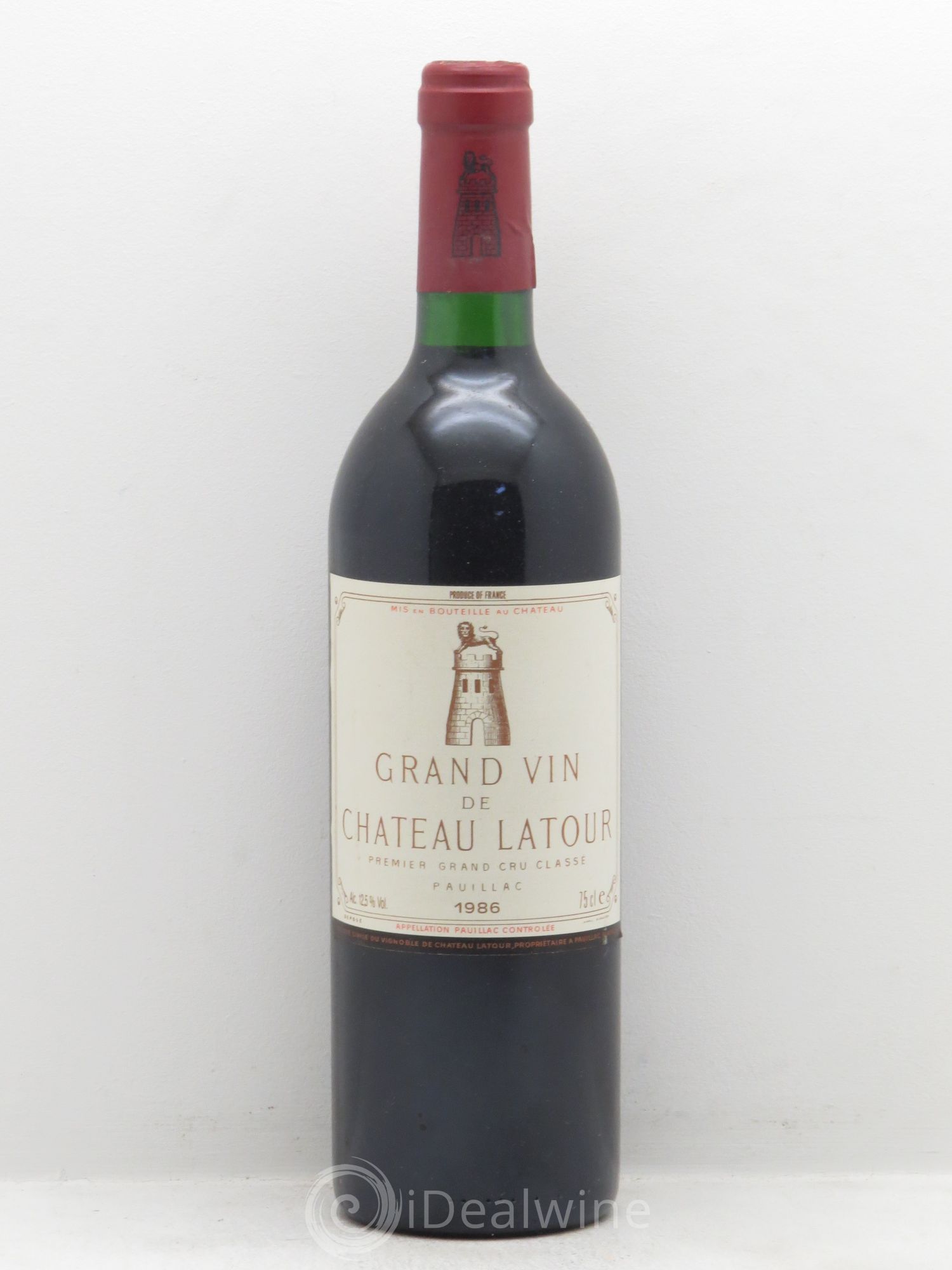 Château Latour 1er Grand Cru Classé 1986 - Lot de 1 bouteille - 0