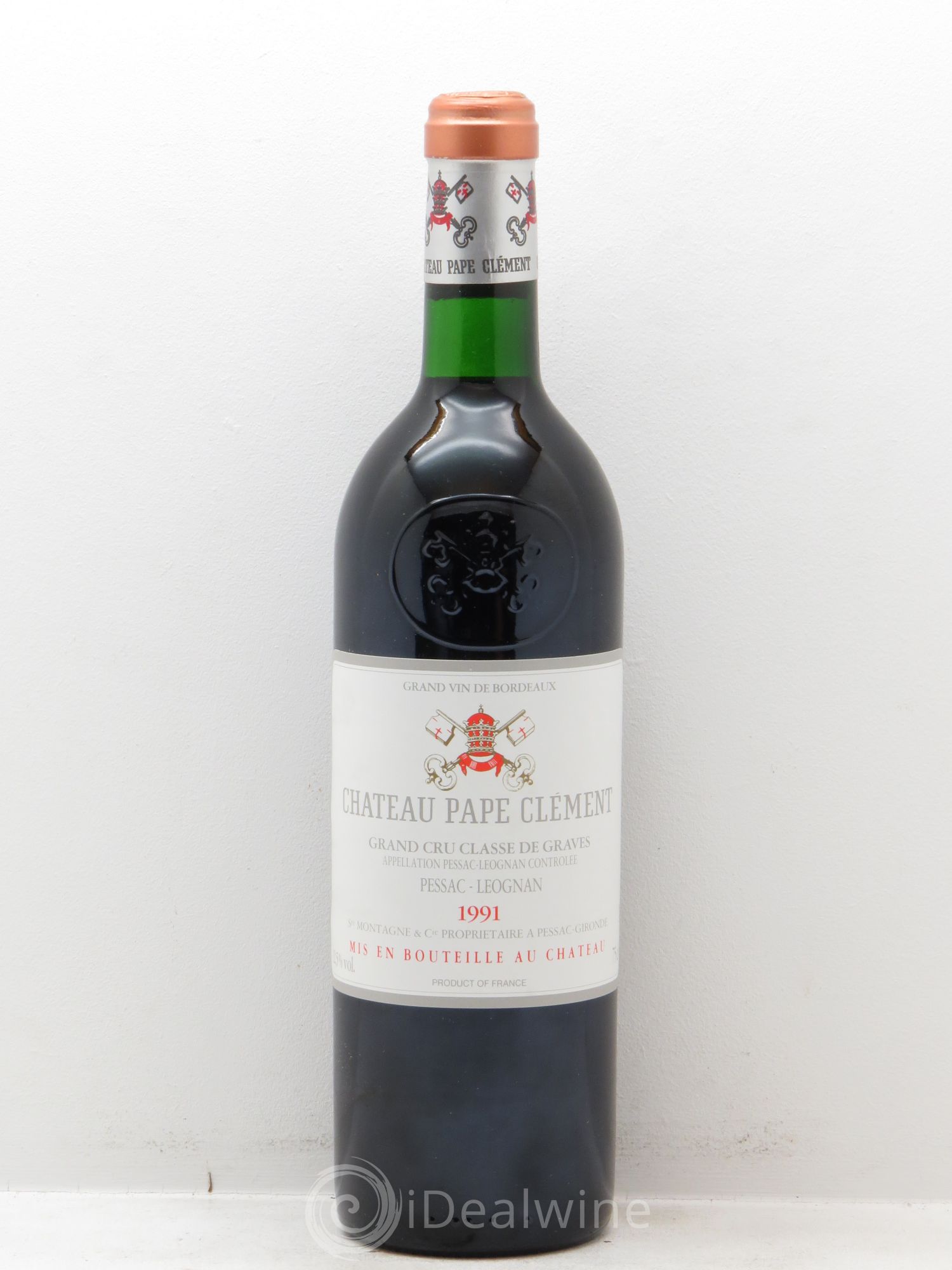 Château Pape Clément Cru Classé de Graves 1991 - Lot de 1 bouteille - 0