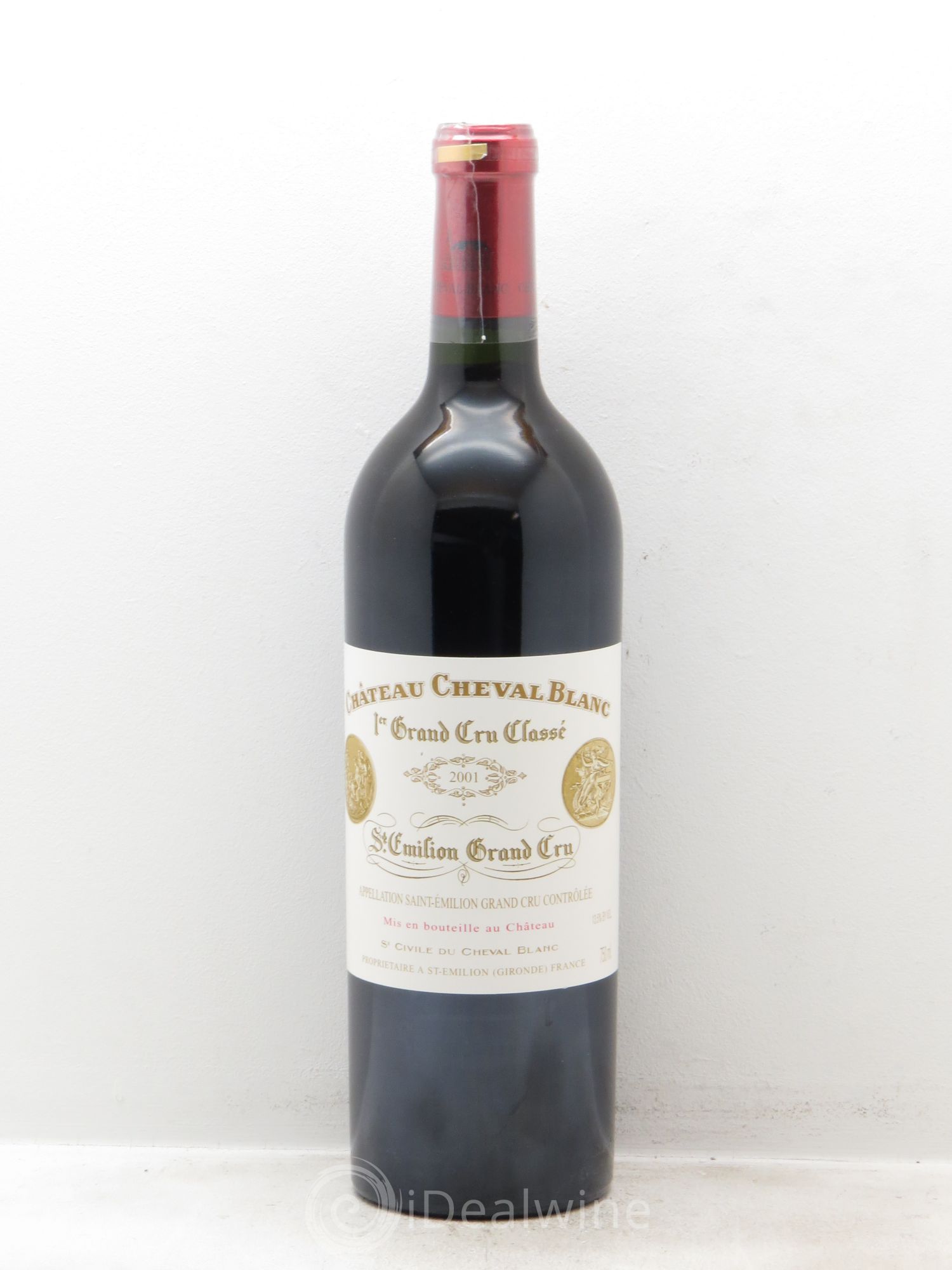 Château Cheval Blanc 1er Grand Cru Classé A 2001 - Lot de 1 bouteille - 0