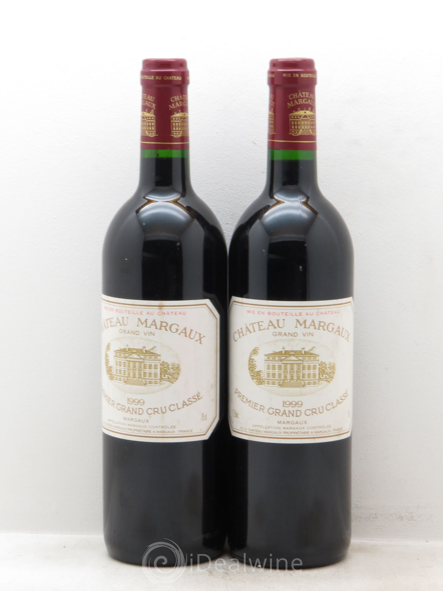 Château Margaux 1er Grand Cru Classé 1999 - Lot de 2 bouteilles - 0
