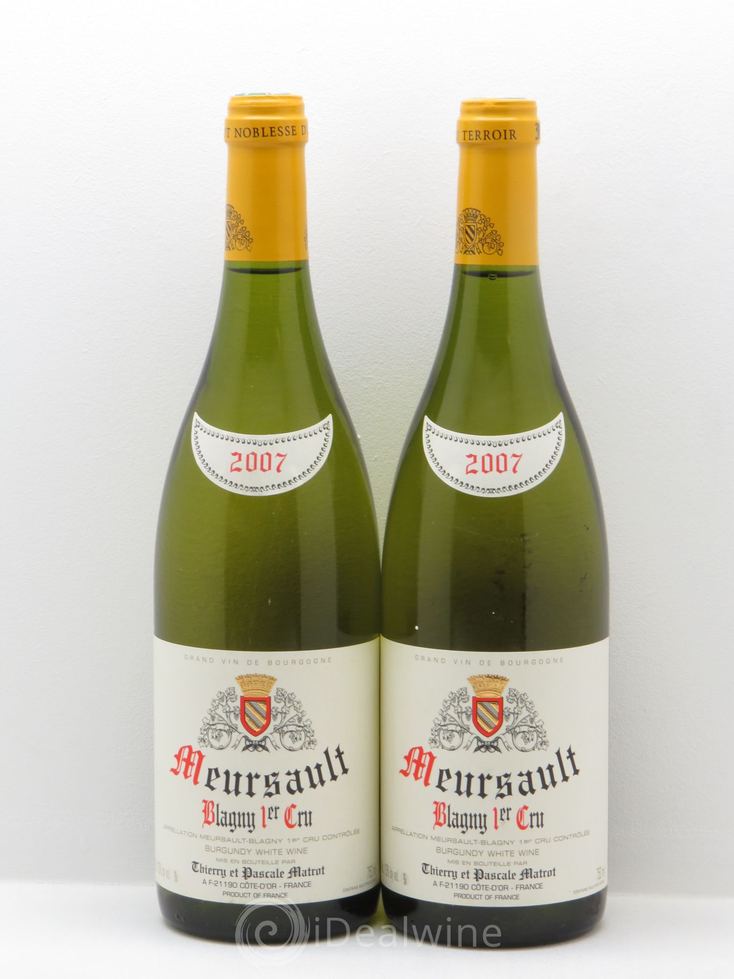 Meursault 1er Cru Blagny 2007 - Posten von 2 Flaschen - 0