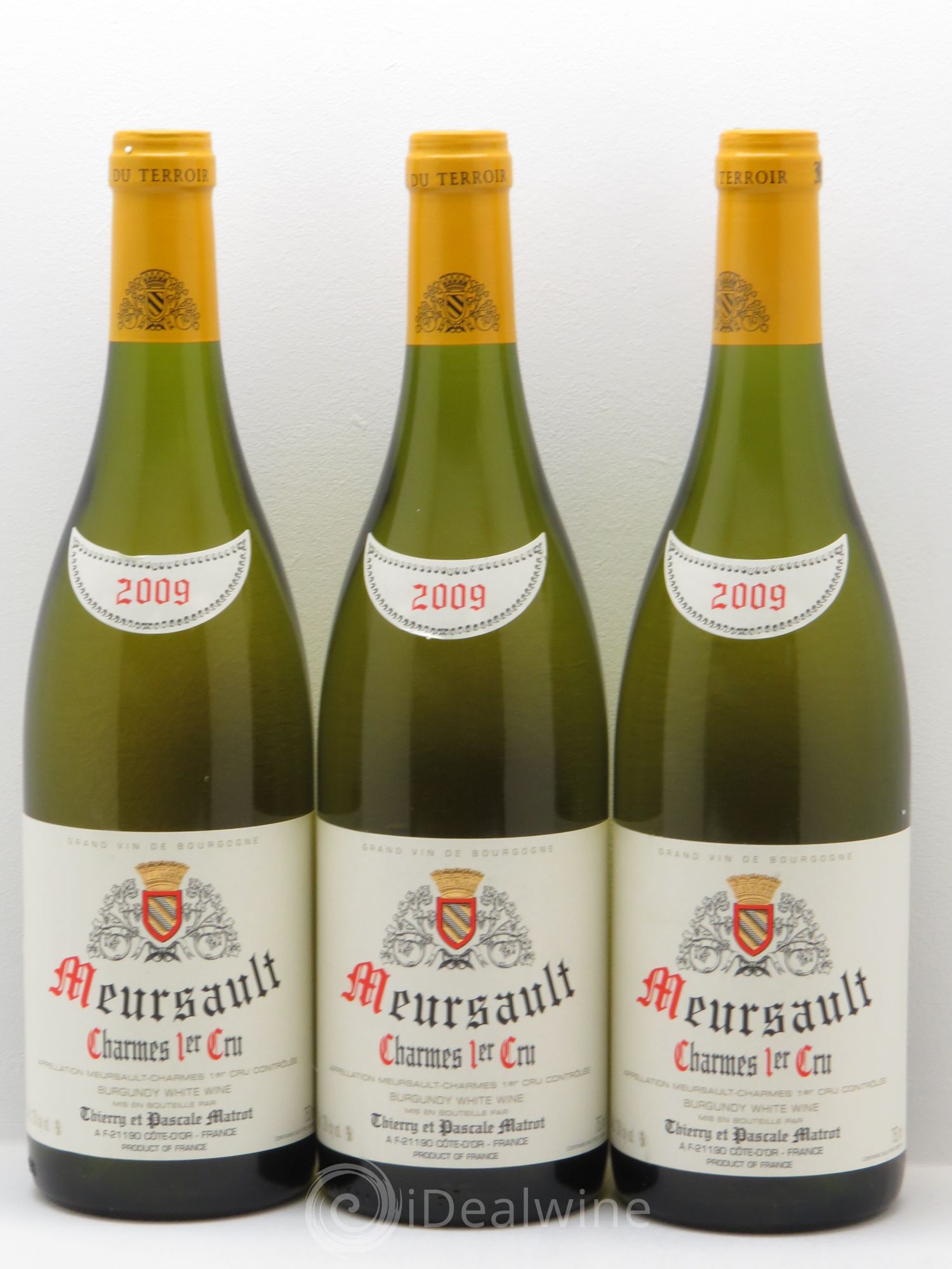 Meursault 1er Cru 2009 - Lot de 3 bouteilles - 0
