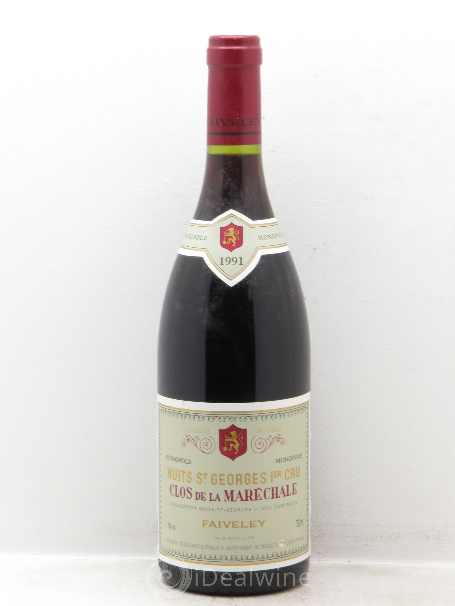 Nuits-Saint-Georges 1er Cru Clos de La Maréchale Jacques-Frédéric Mugnier 1991 - Lot de 1 bouteille - 0