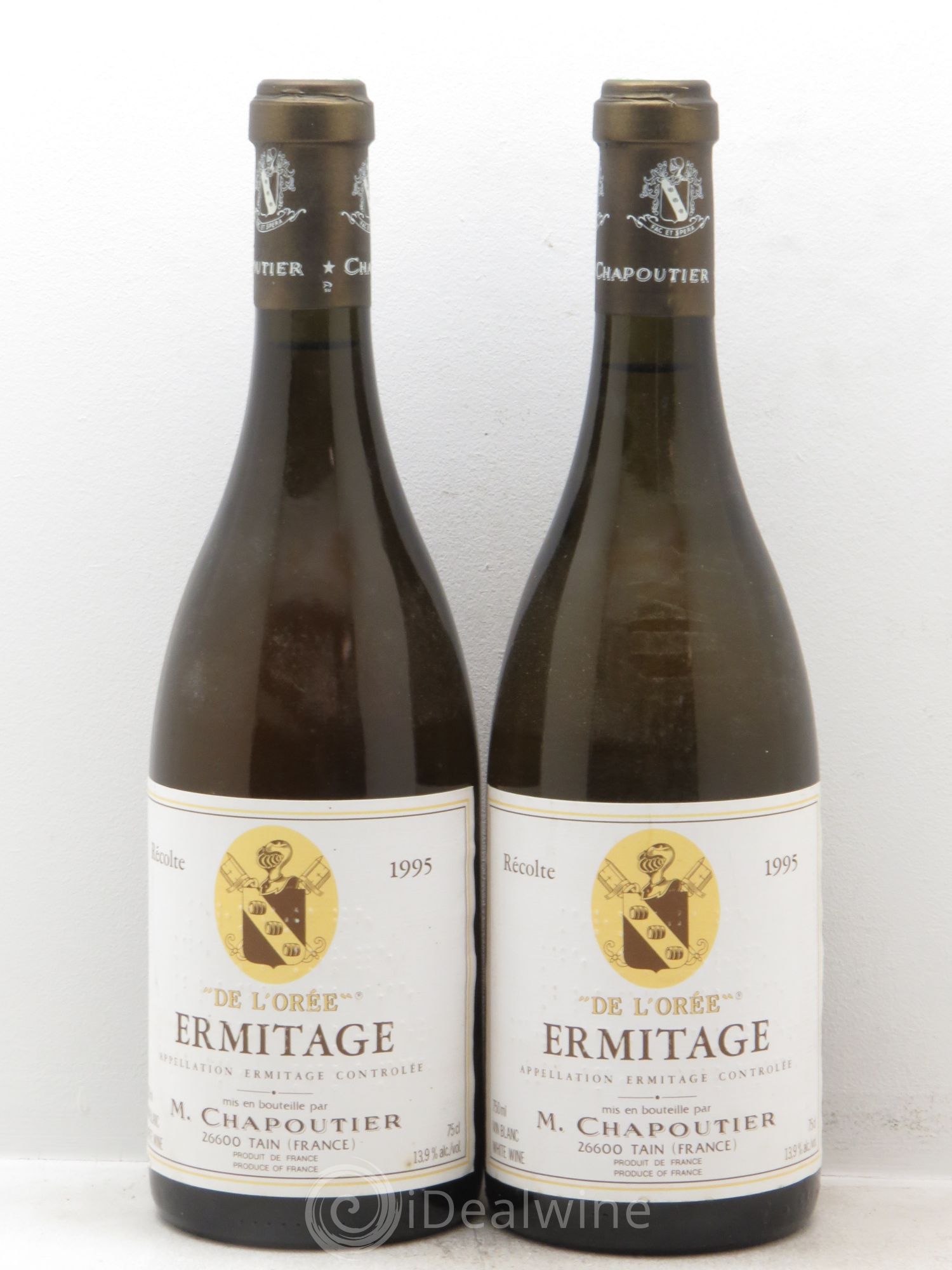 Hermitage Ermitage de l'Orée Chapoutier 1995 - Posten von 2 Flaschen - 0